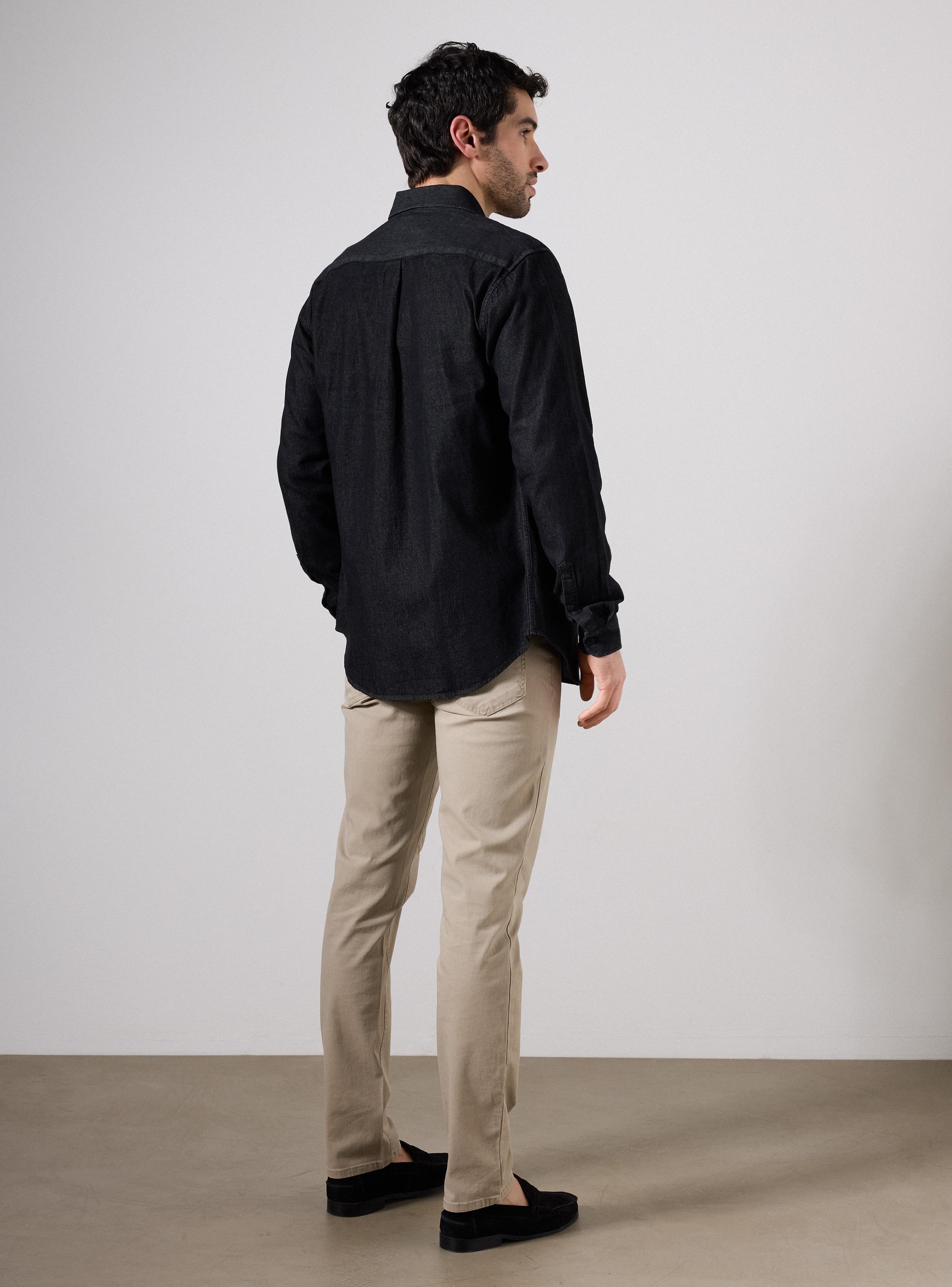 Camisa Denim Clasual-5