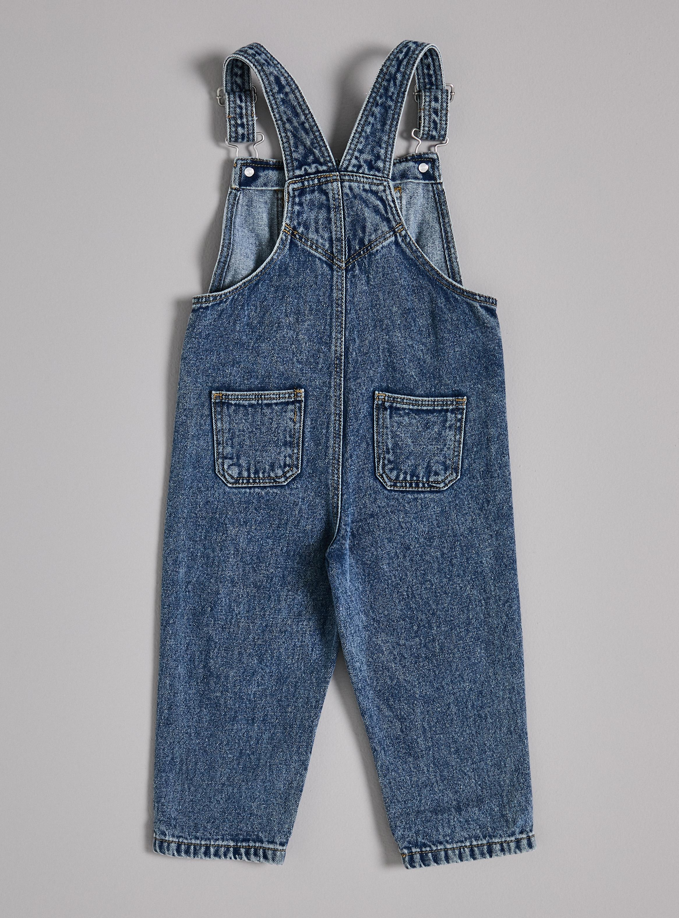 Jardinera de Corte Clásico Denim-2