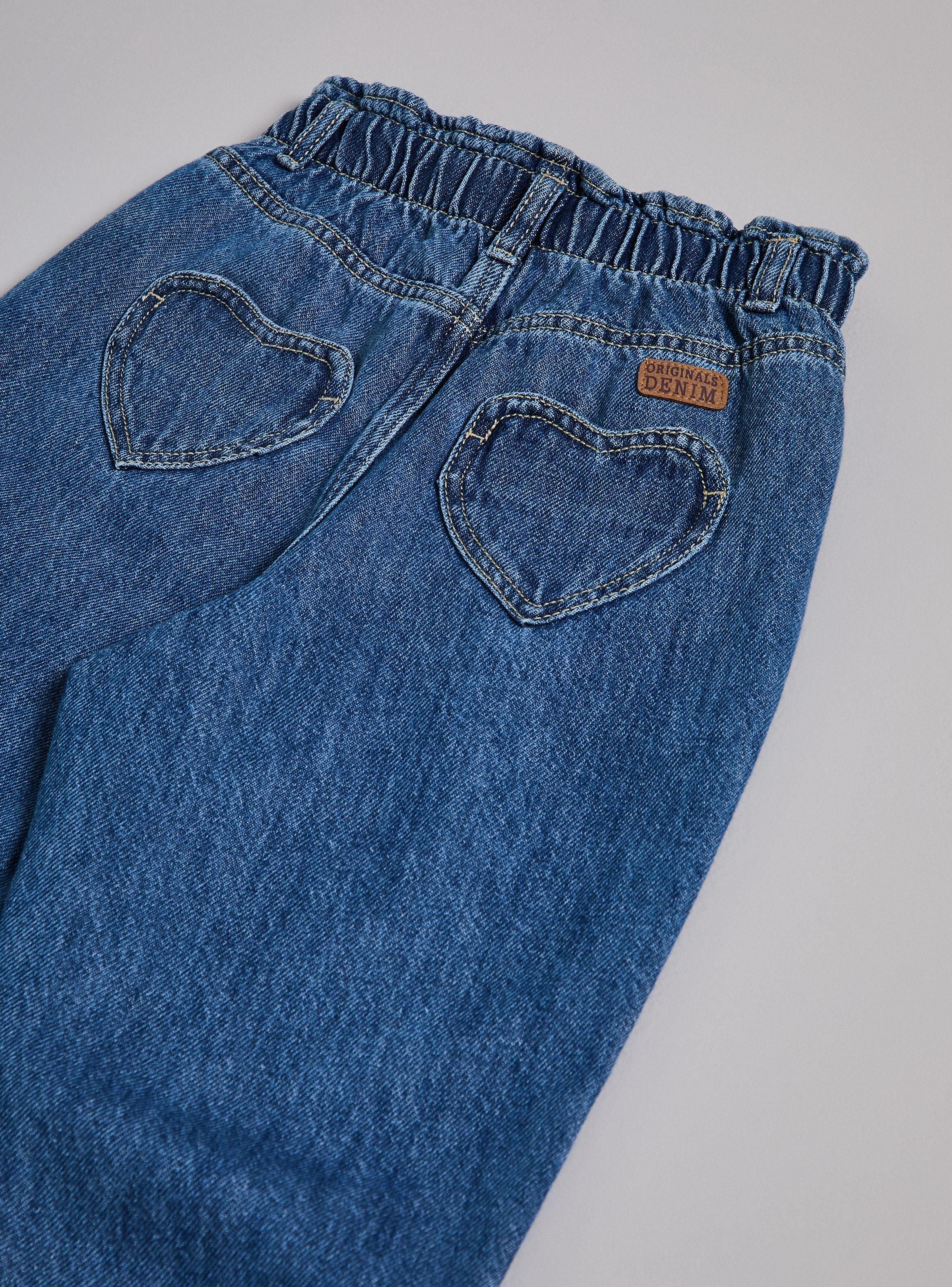 Jeans con Puntos y con Bordado-2