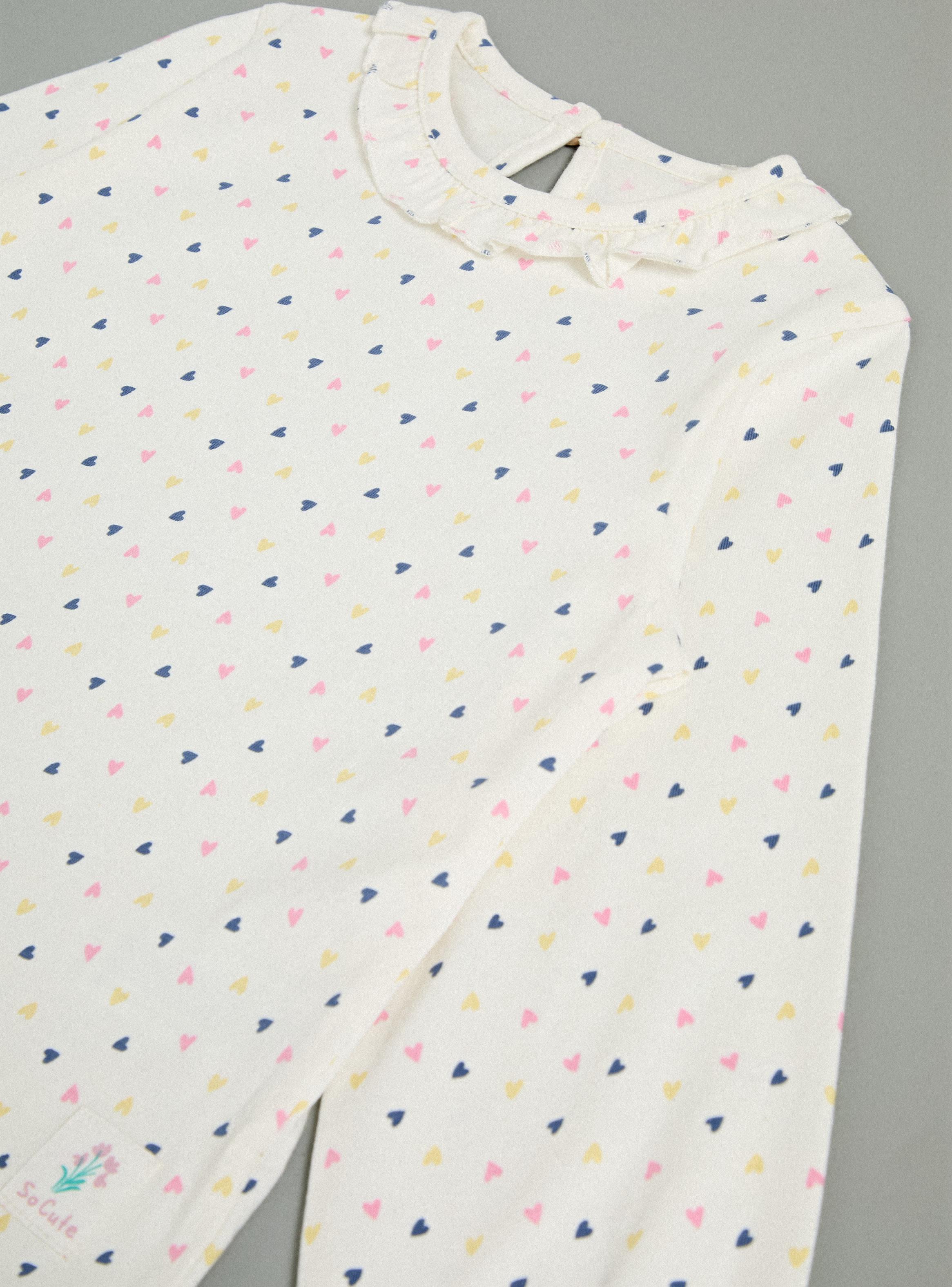 Polera con Cuello Payaso y Estampado-3