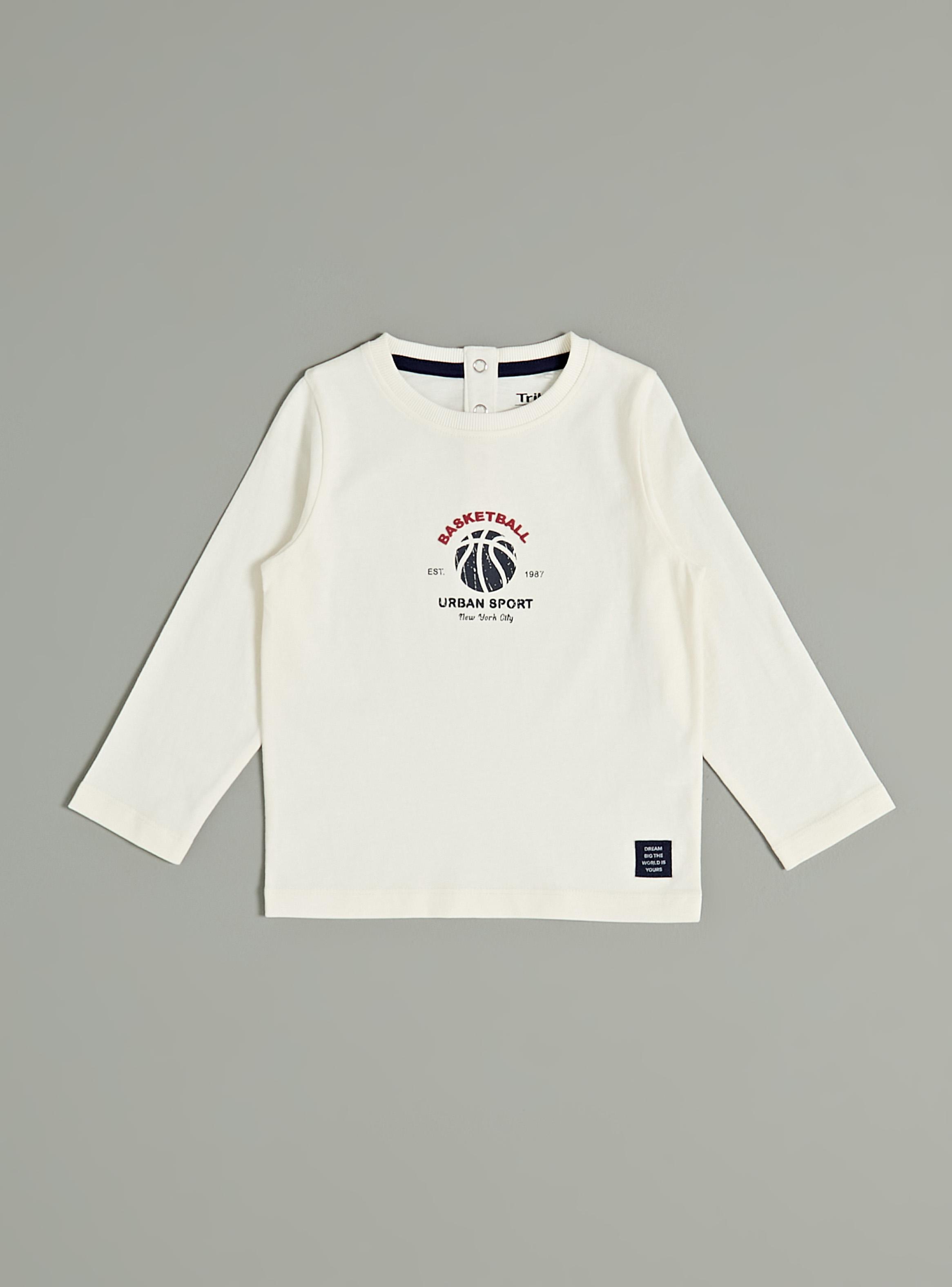 Polera Básica con Estampado Focal Color Niño-1