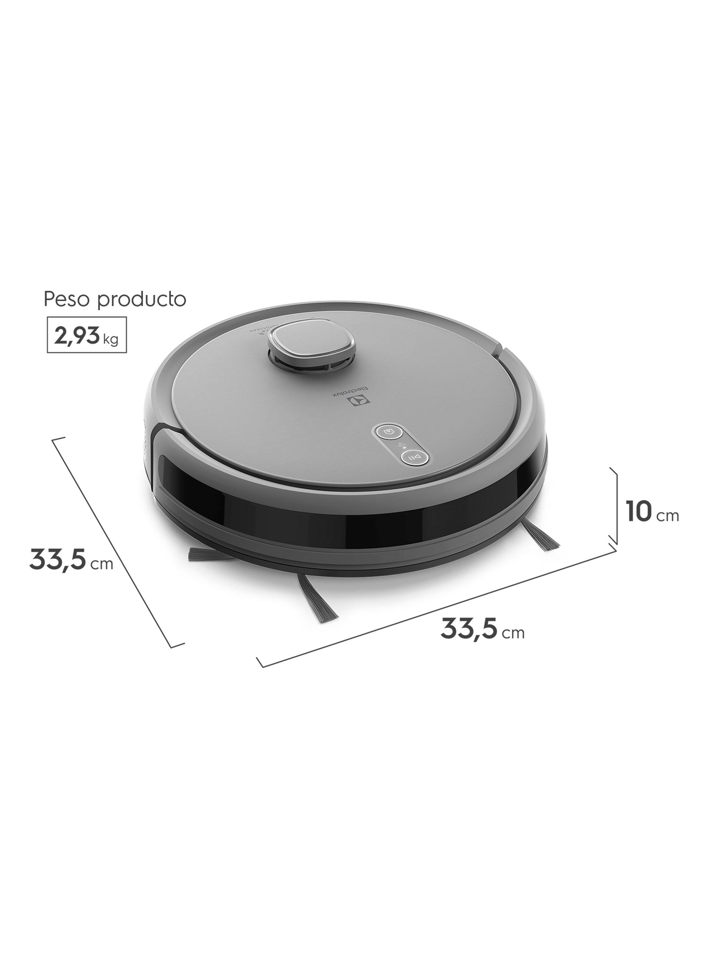 Aspiradora Robot 4 en 1 ERB80 Gris-2