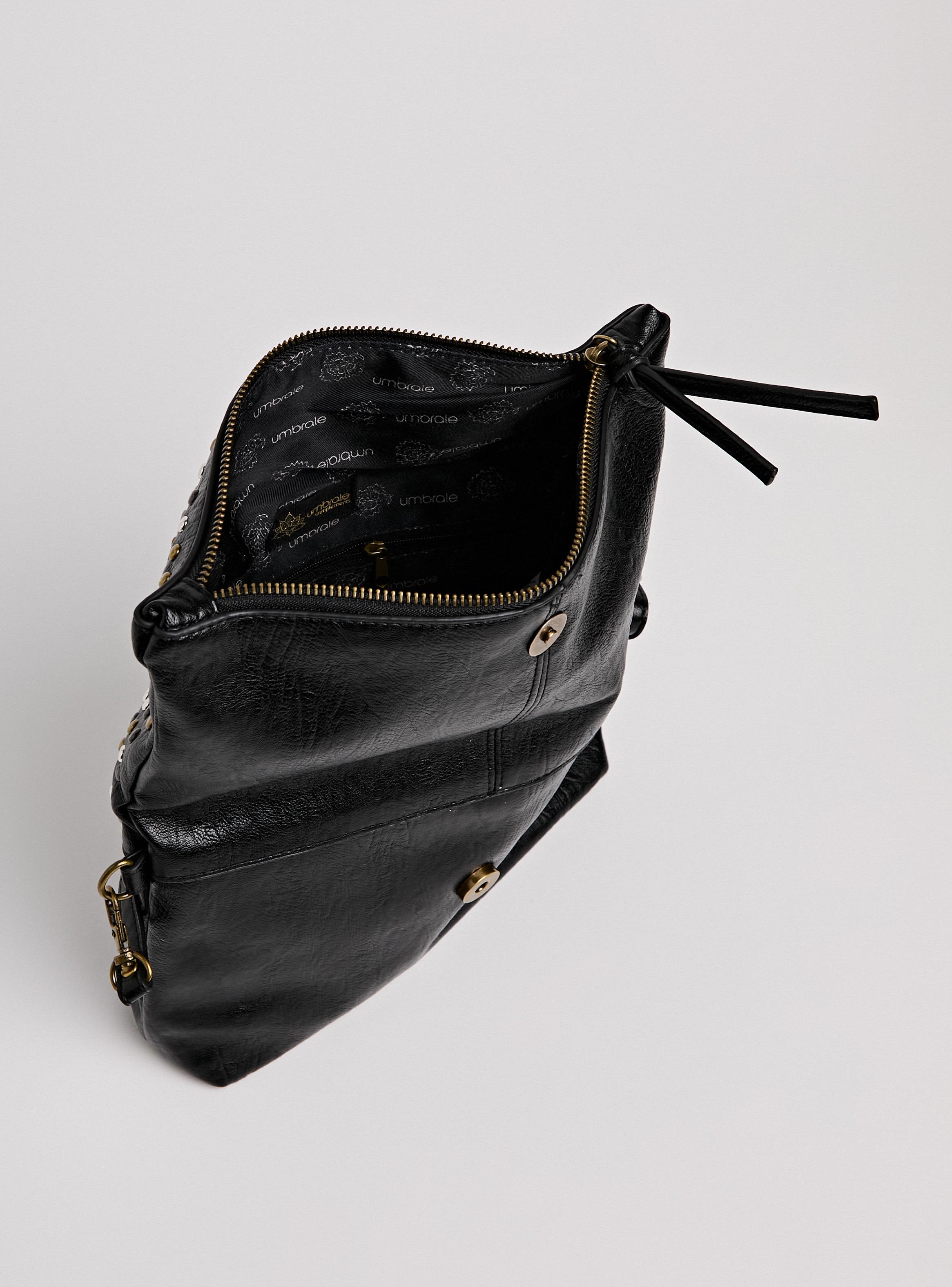 Cartera de Hombro Tipo Bandolera con Mix Tachas-5