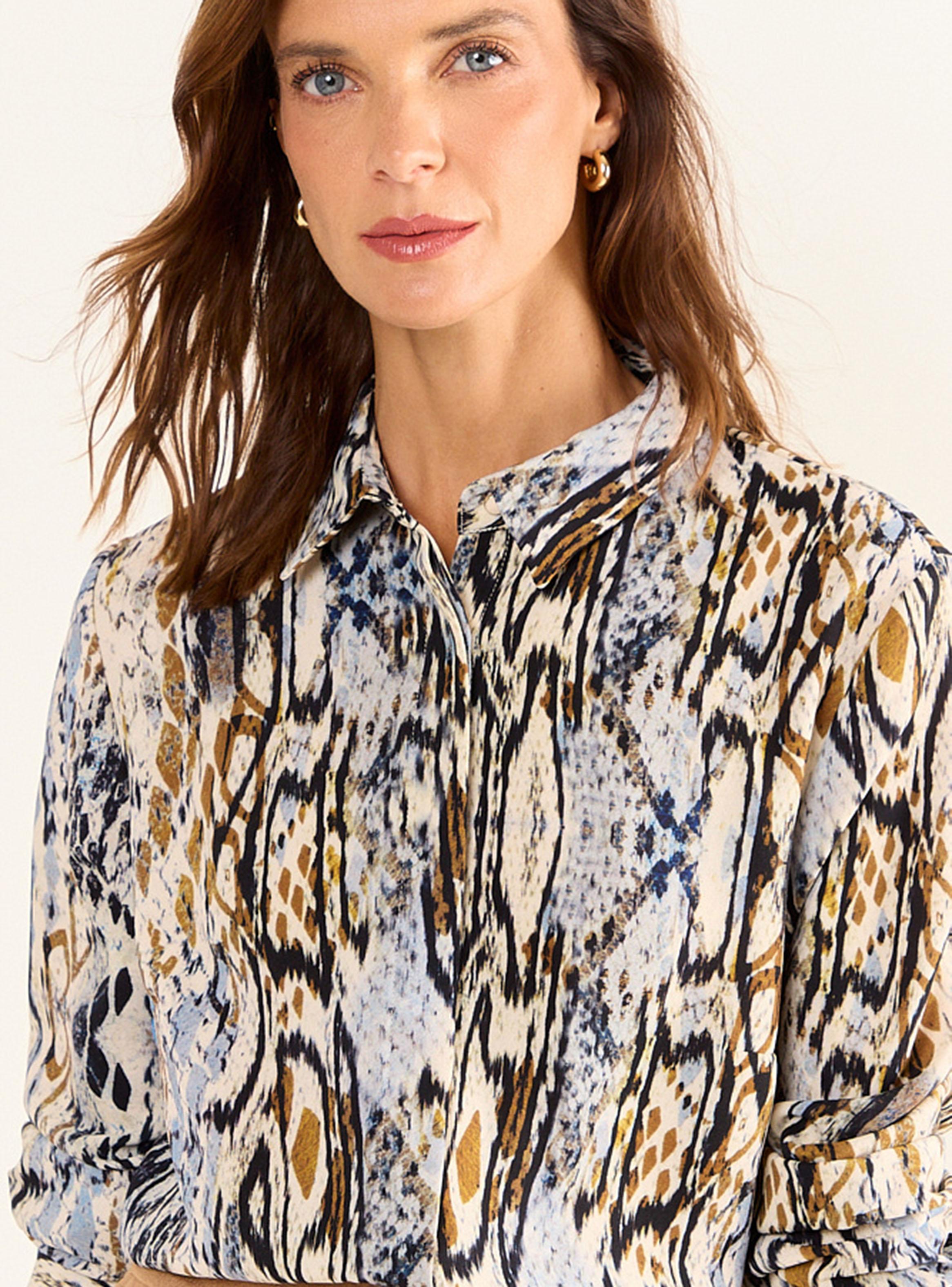 Blusa Camisera Estampada Print Color-3