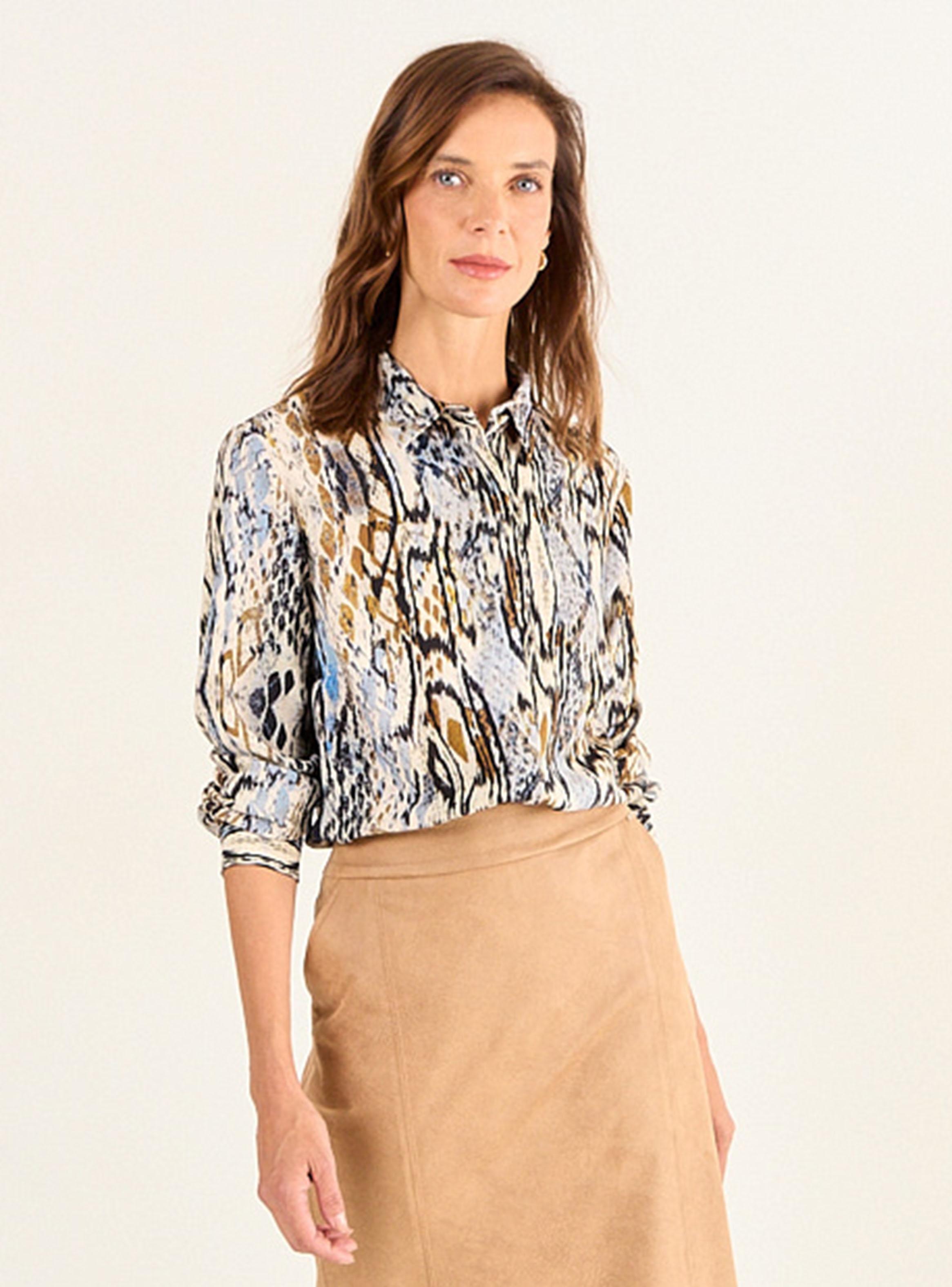 Blusa Camisera Estampada Print Color-2