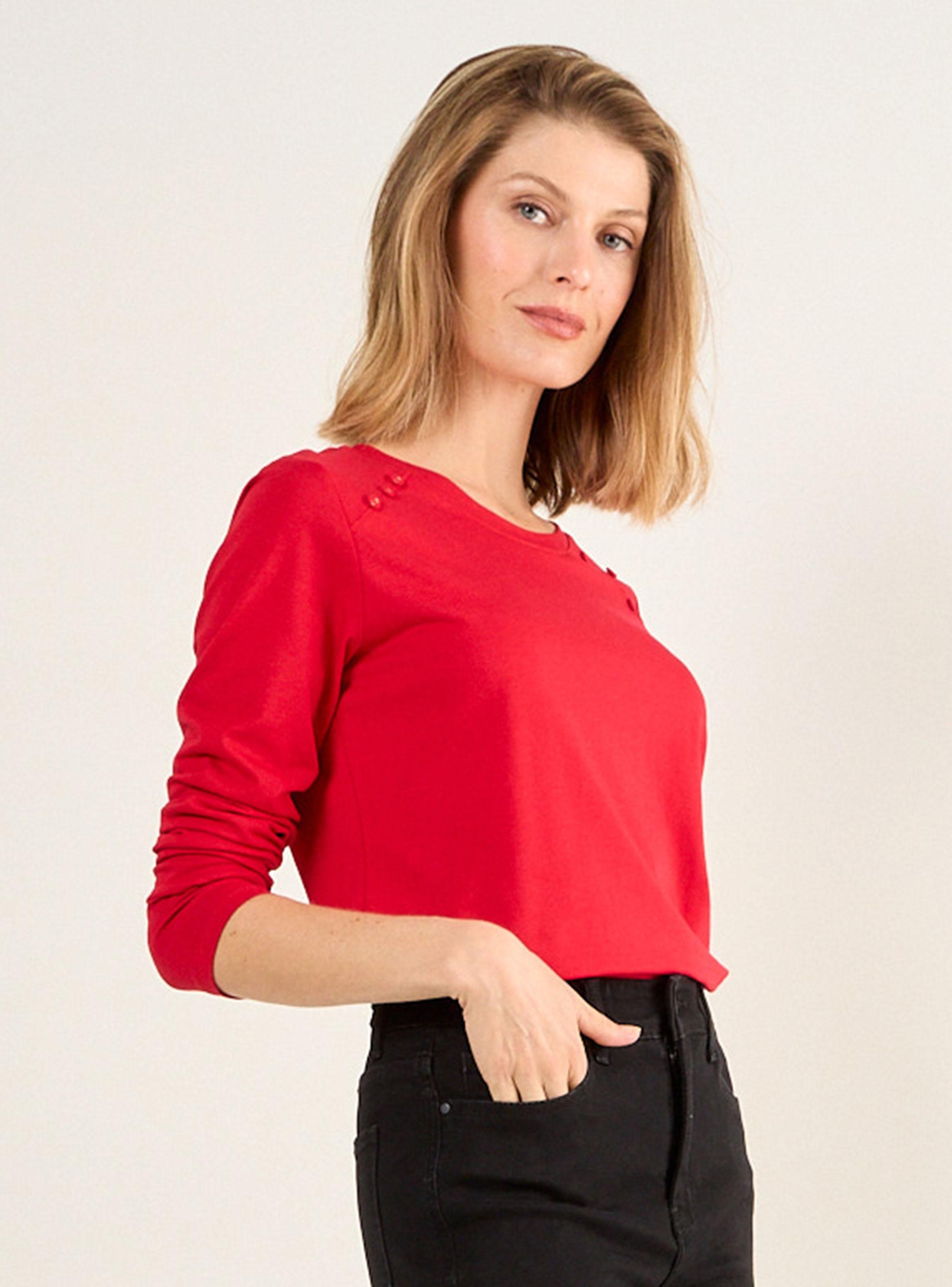 Polera Básica con Detalle en Hombros Color-2