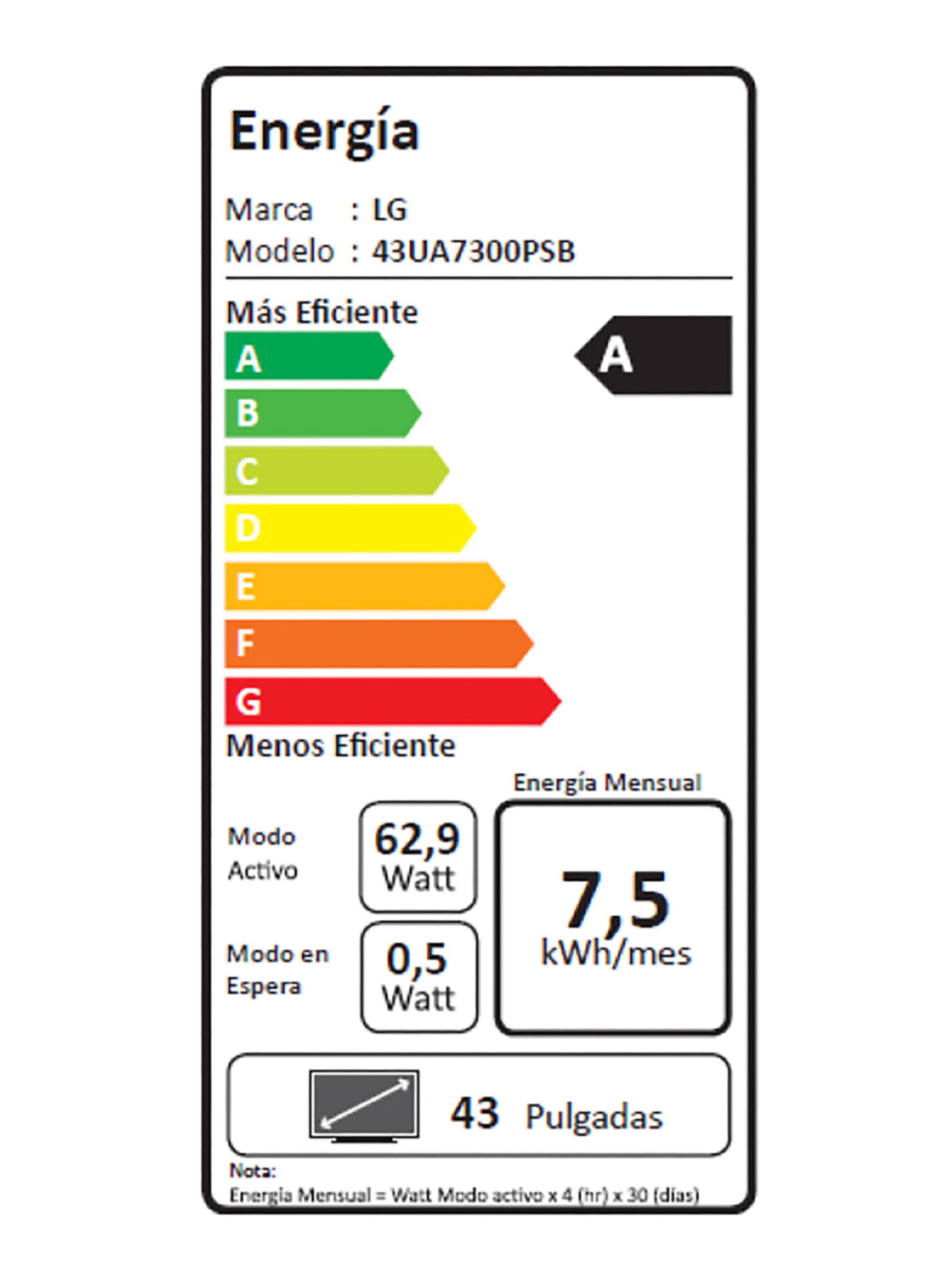 LED Smart TV 43'' 4K UHD 43UA7300PSBAWHQ 2025-6