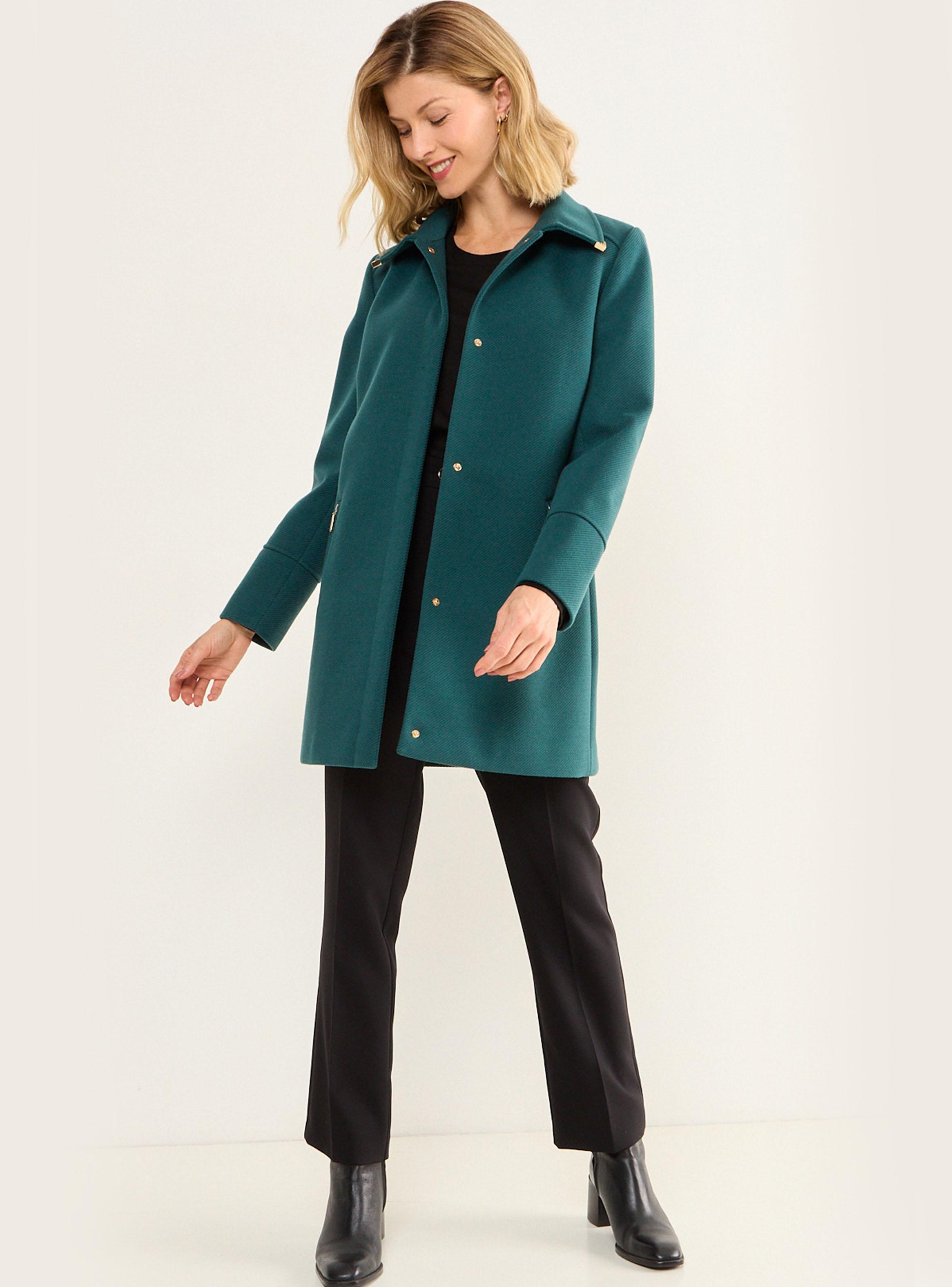 Abrigo Chaquetón Cuello Camisero-3