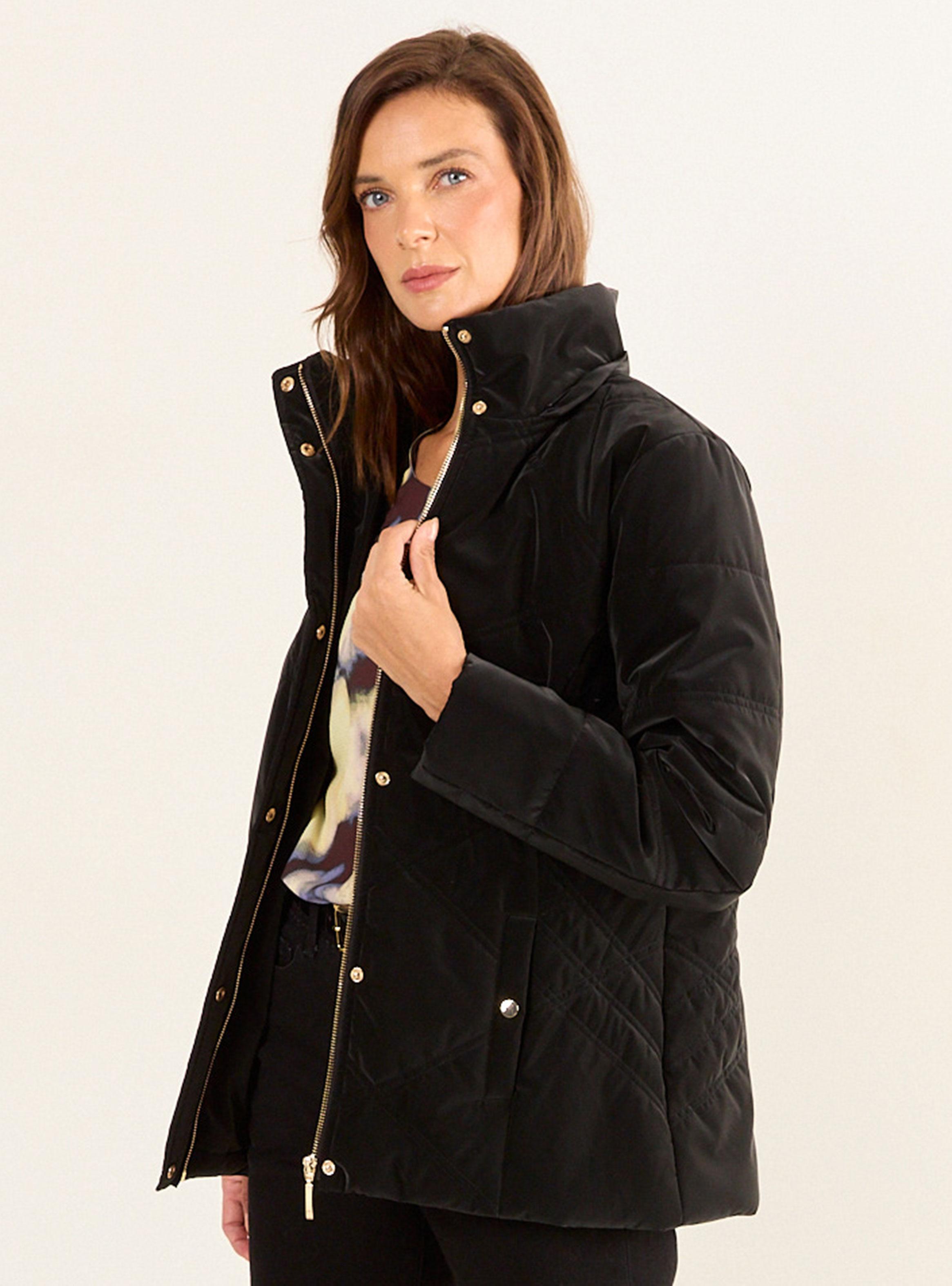 Parka Corta con Gorro-2