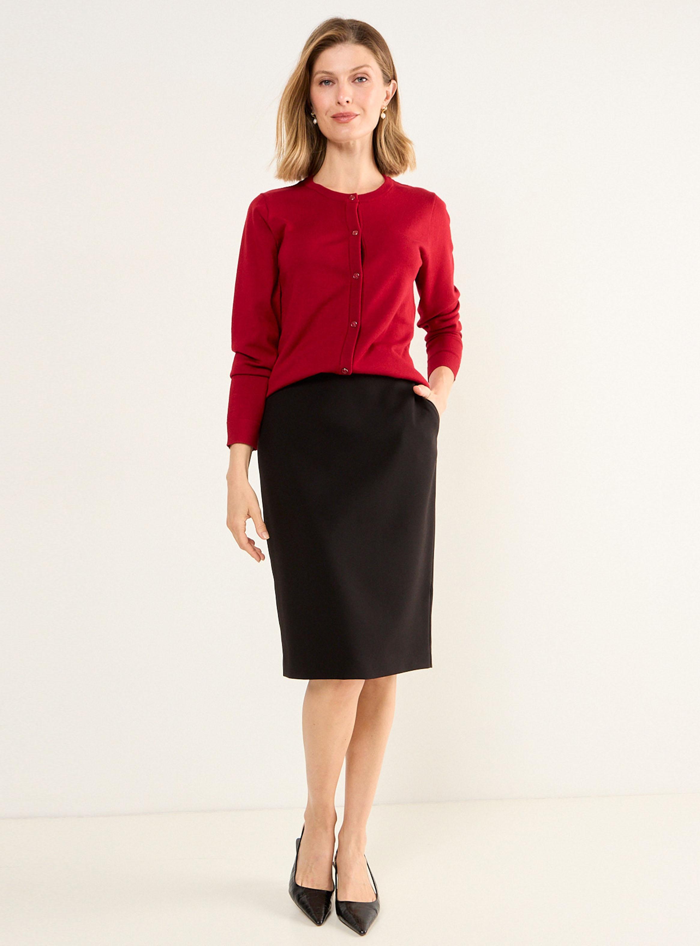 Chaleco Tejido Básico Abotonado Color-4