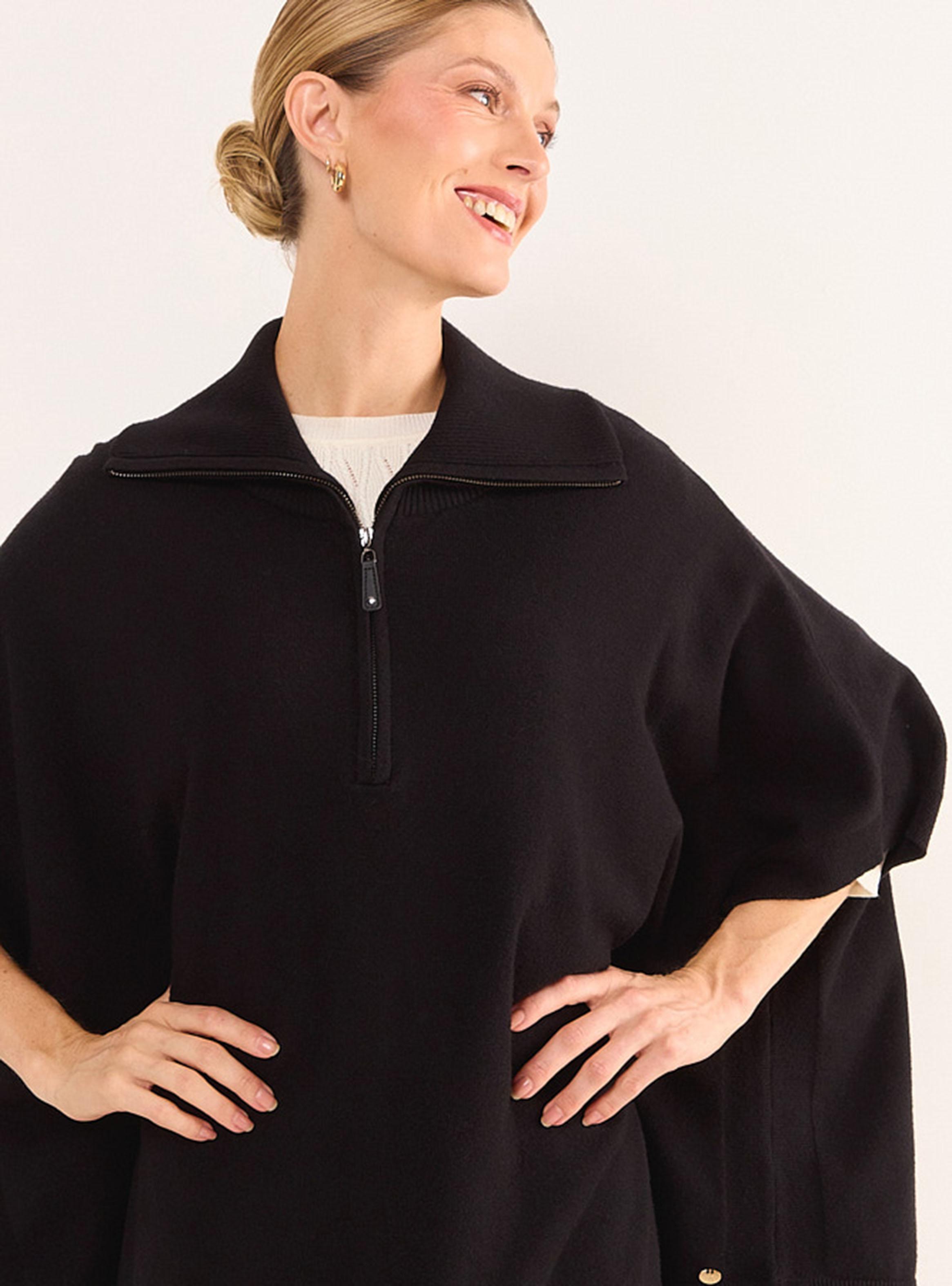 Poncho con Cuello Cierre-2