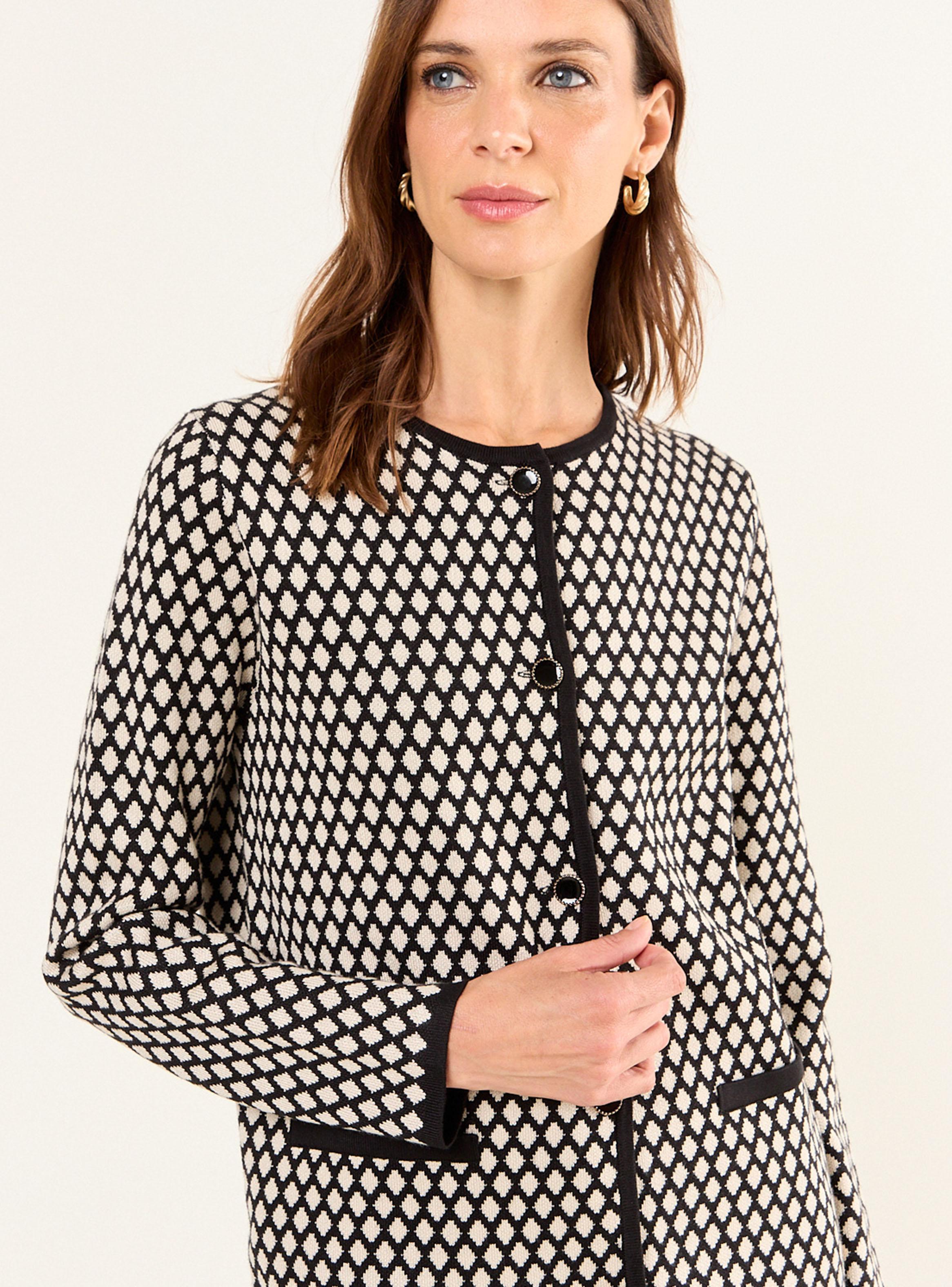 Chaleco Tejido de Fantasía Regular-3