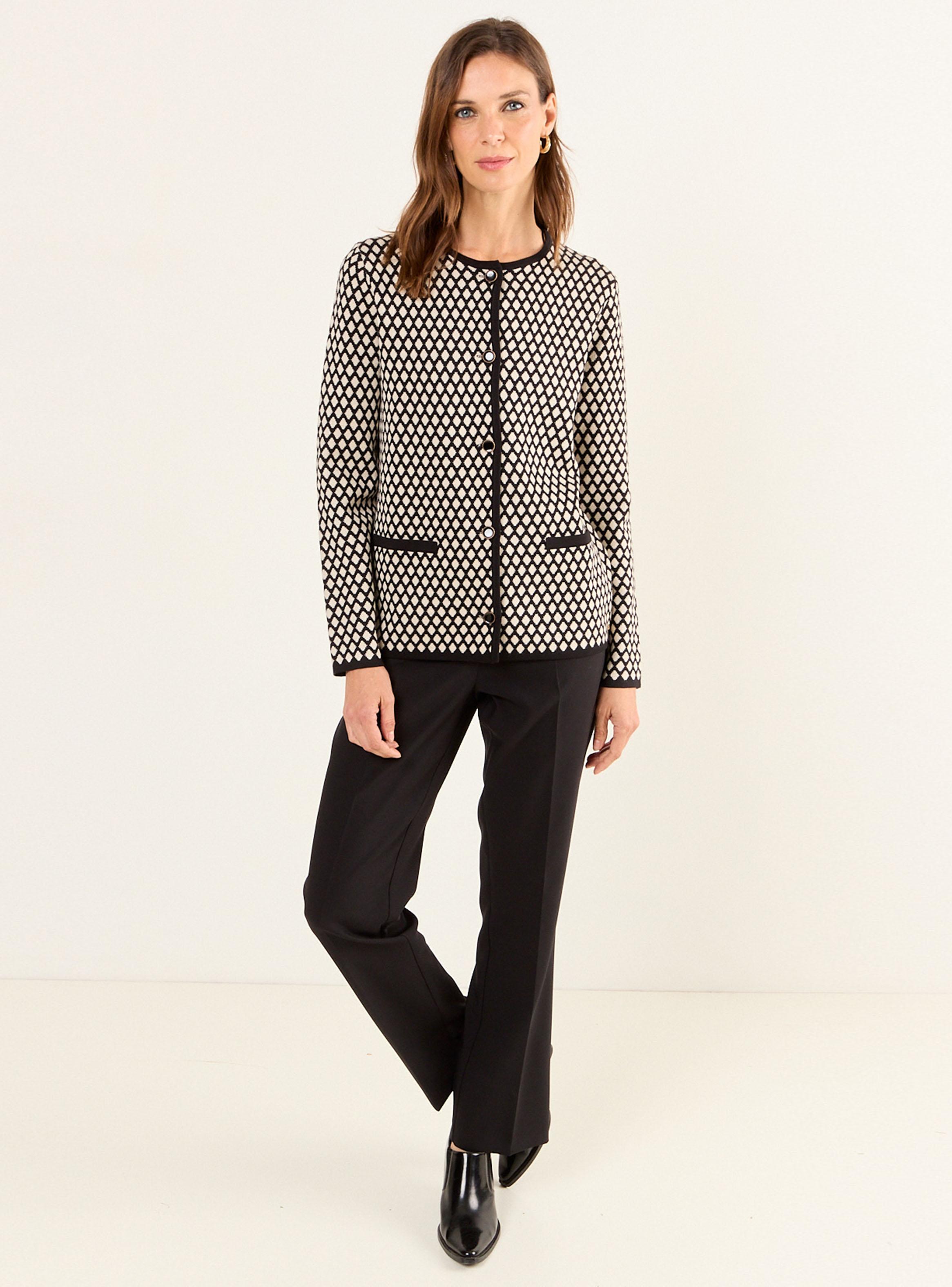 Chaleco Tejido de Fantasía Regular-4