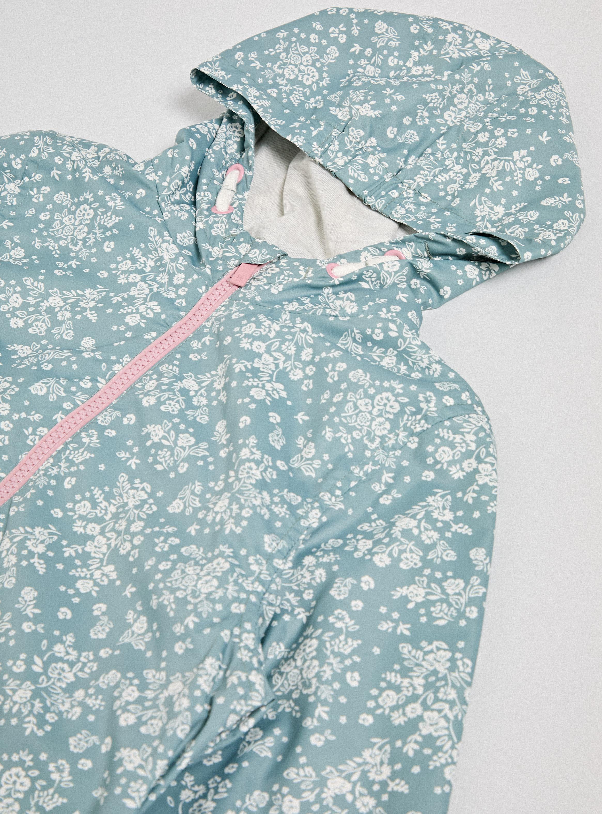 Parka Cierre Color Fullprint Floral-3