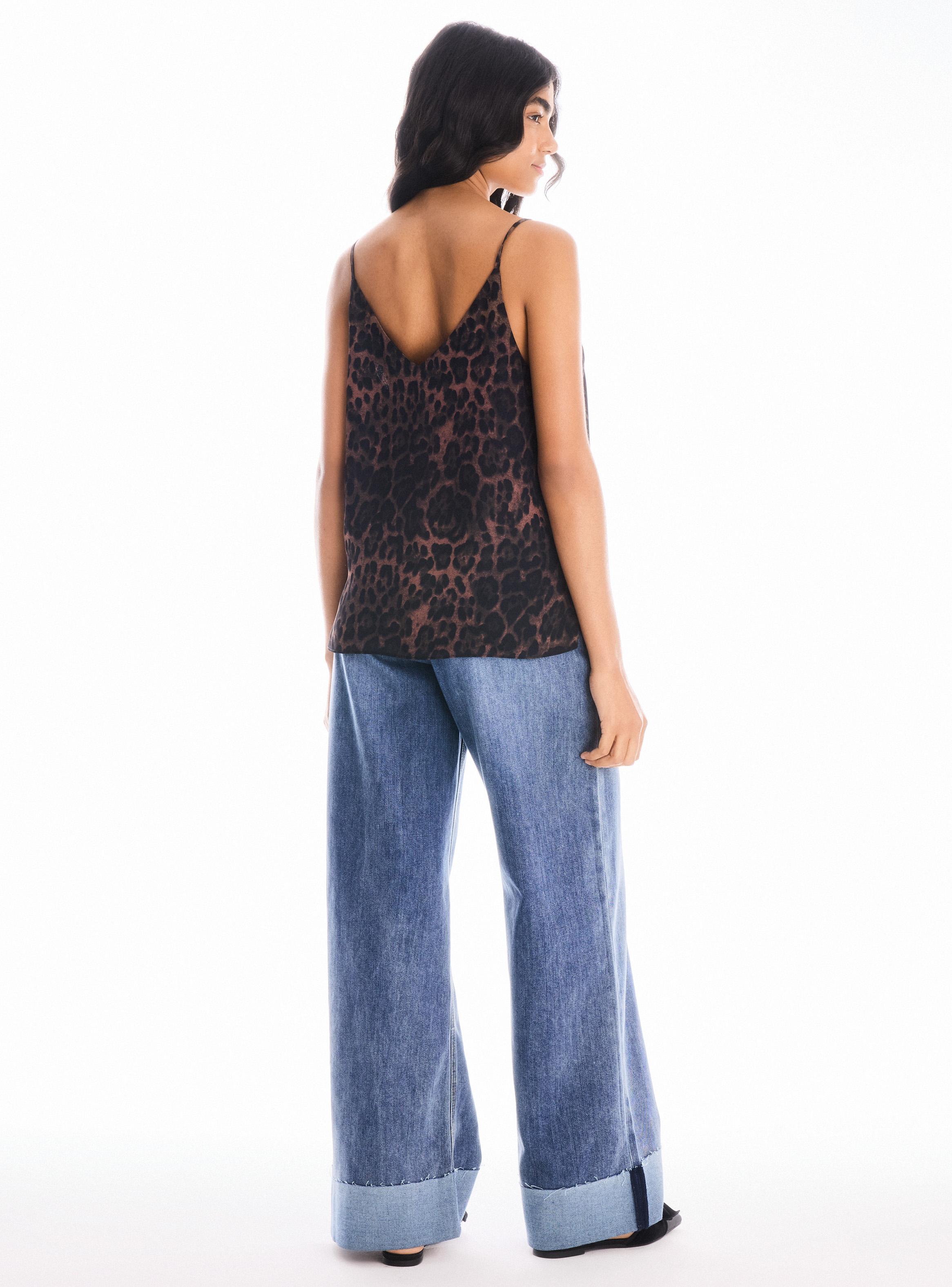 Blusa Doble Capa Tirantes Finos Estampada-5