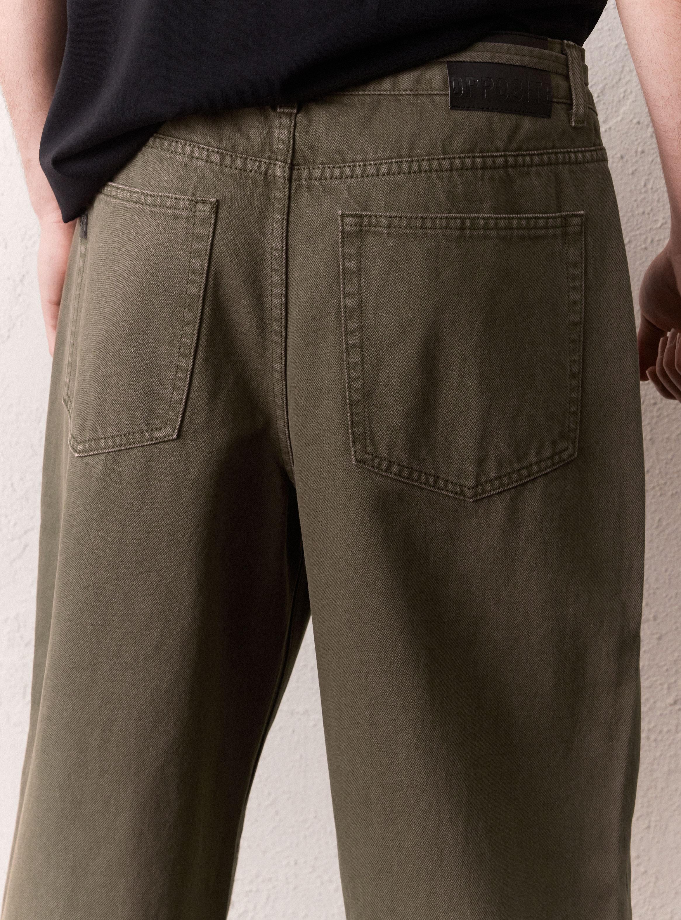 Jeans con Cordón en Cintura-3