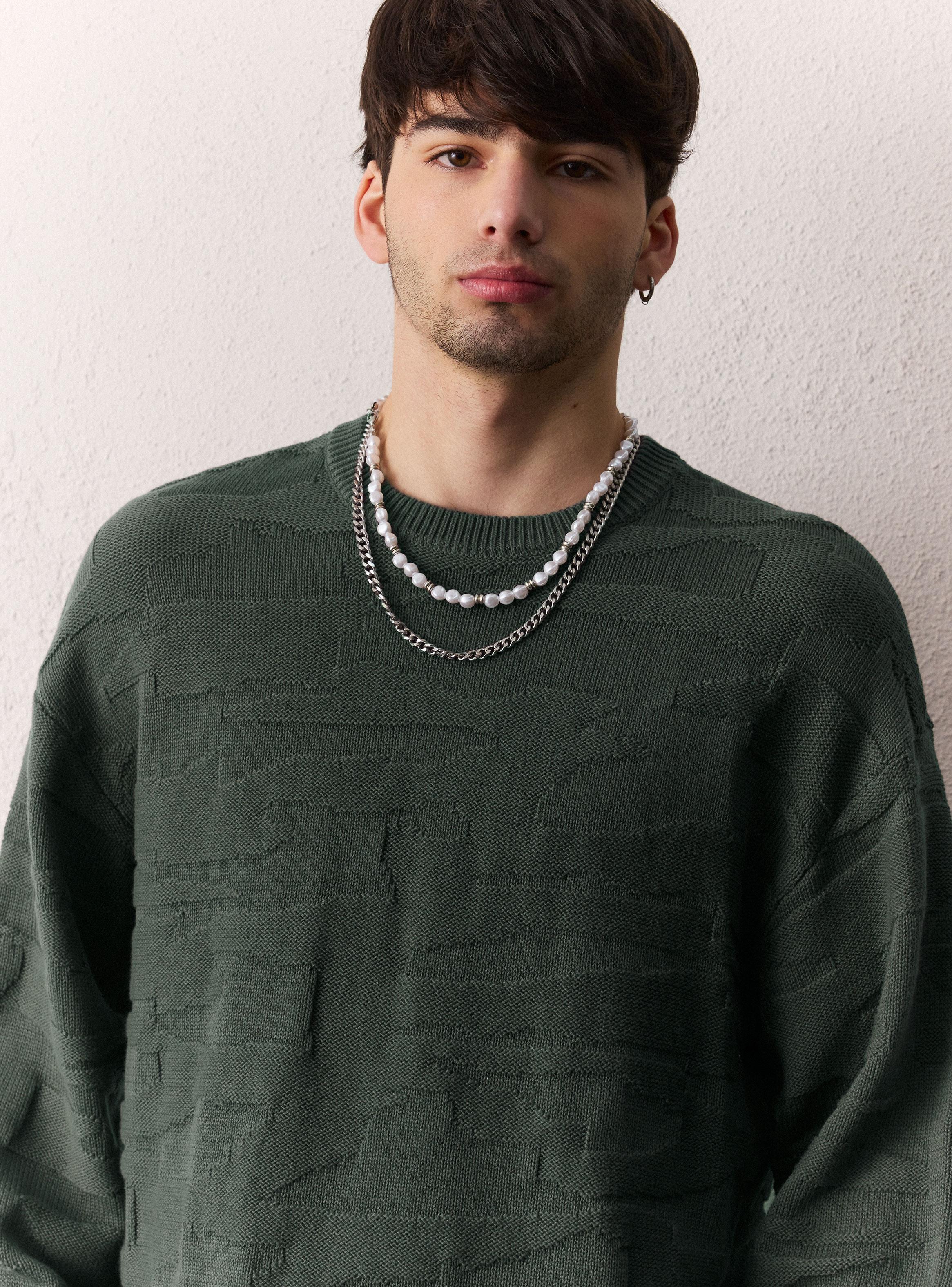Sweater Jacquard Camuflaje a tono-2