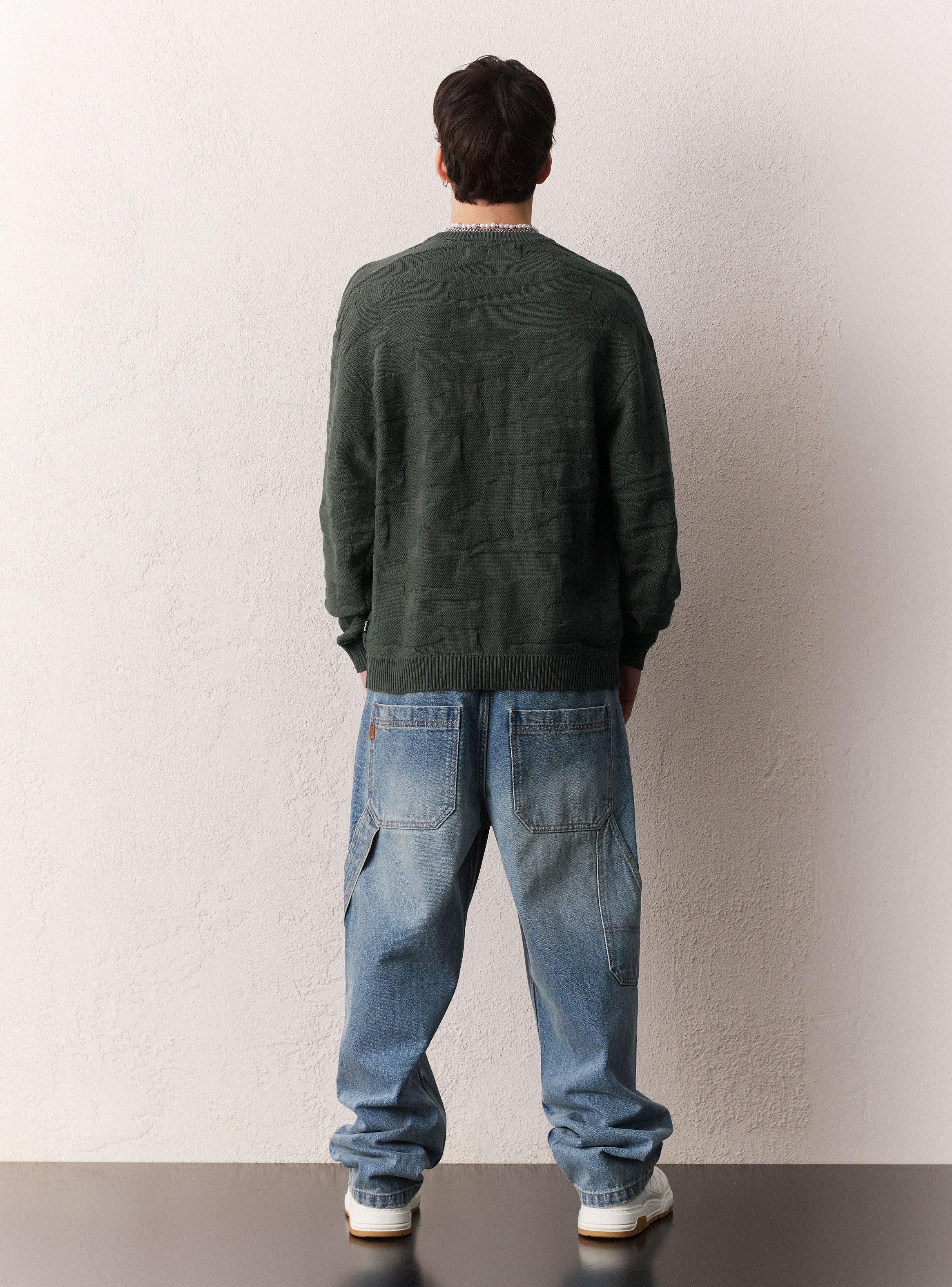 Sweater Jacquard Camuflaje a tono-5