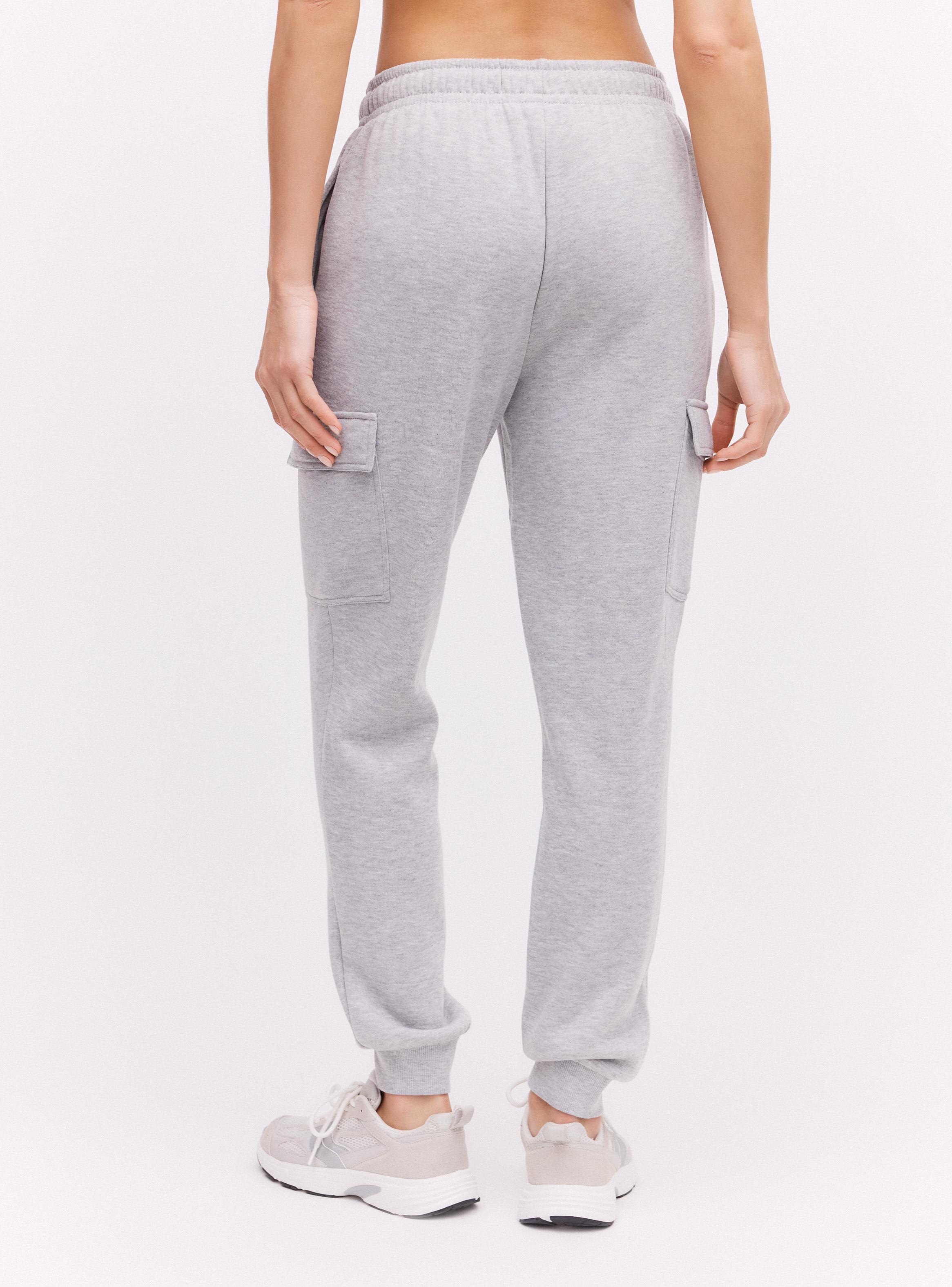 Pantalón de Buzo Cargo Wide Leg-1