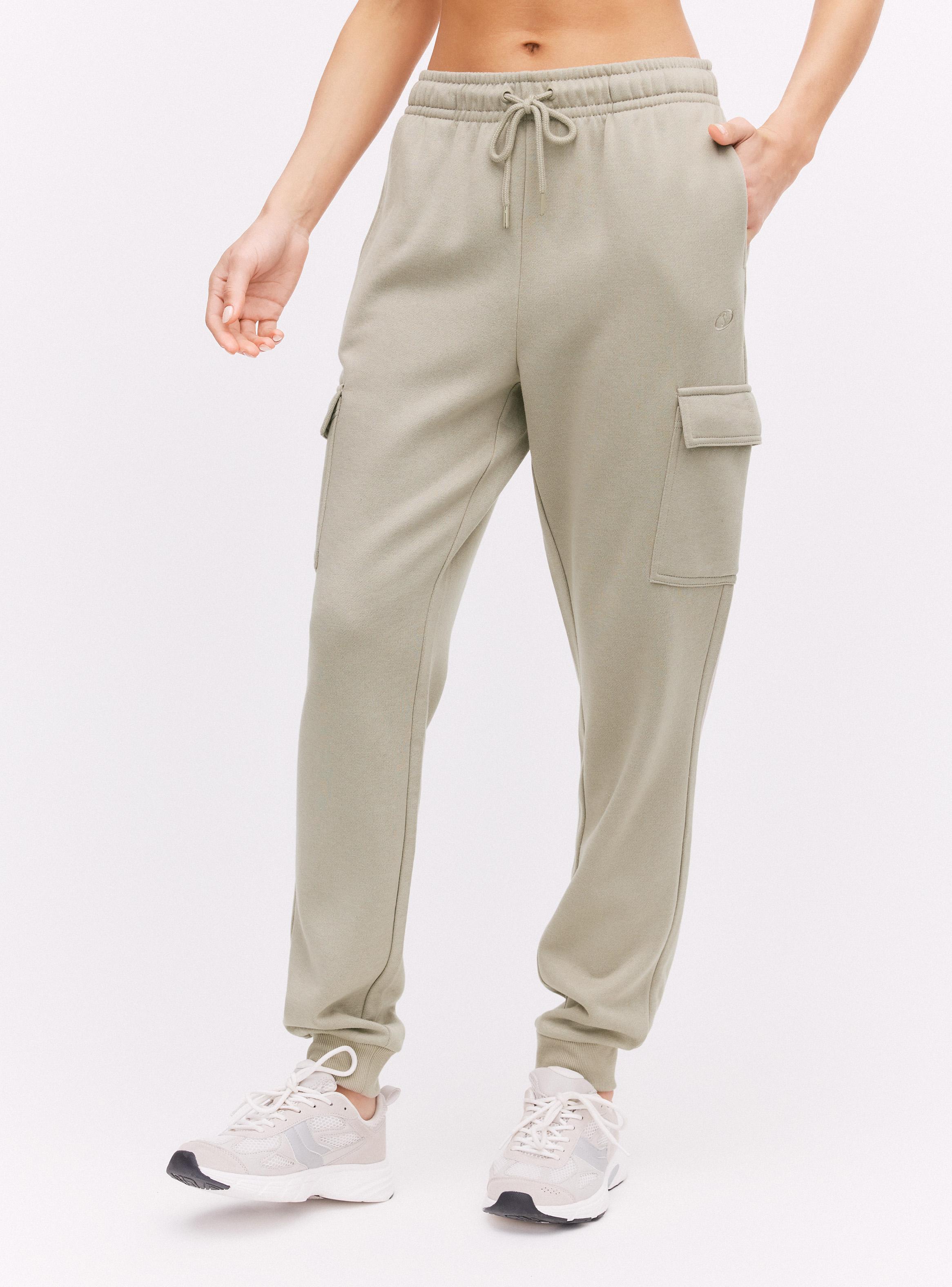 Pantalón de Buzo Cargo Wide Leg-0