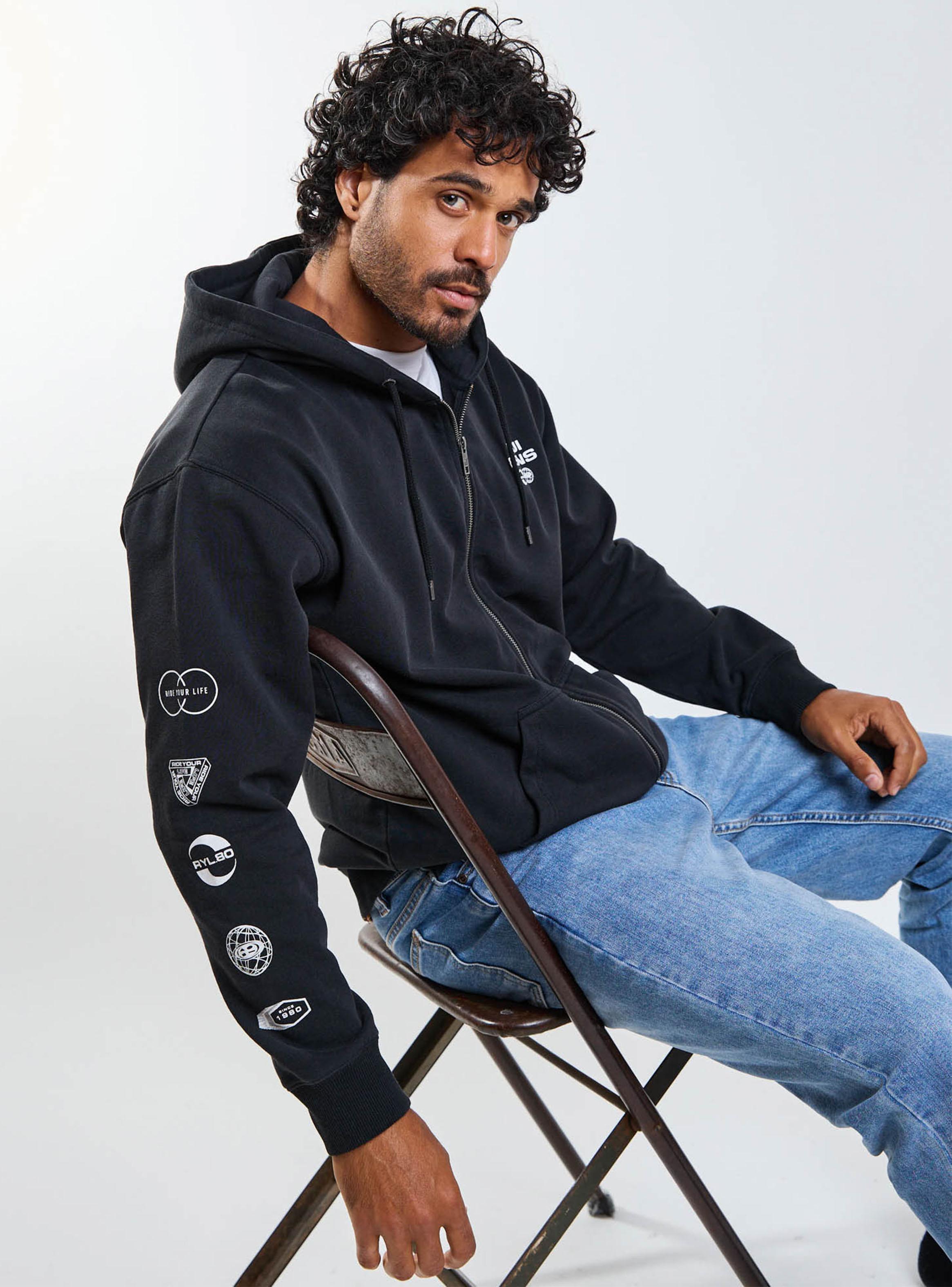 Polerón Deportivo Print Manga-4