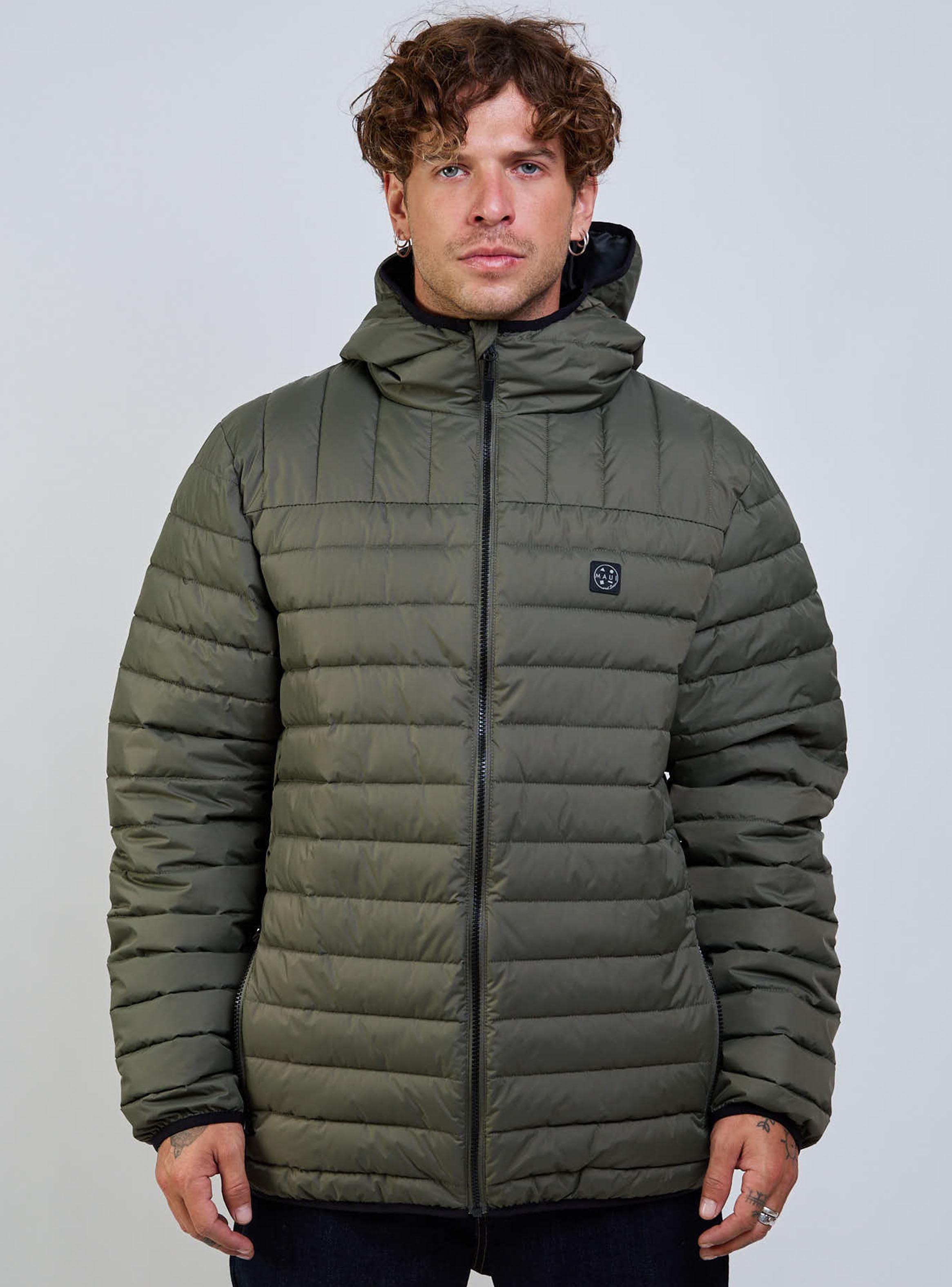 Parka Acolchada Capucha-0