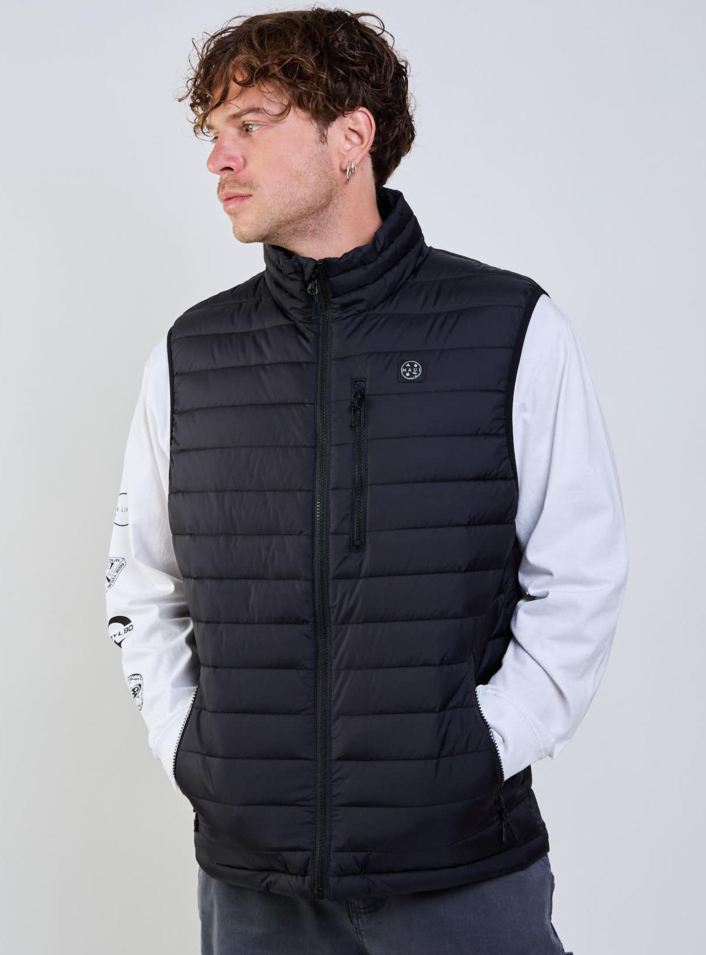 Parka Sin Manga Acolchada-2