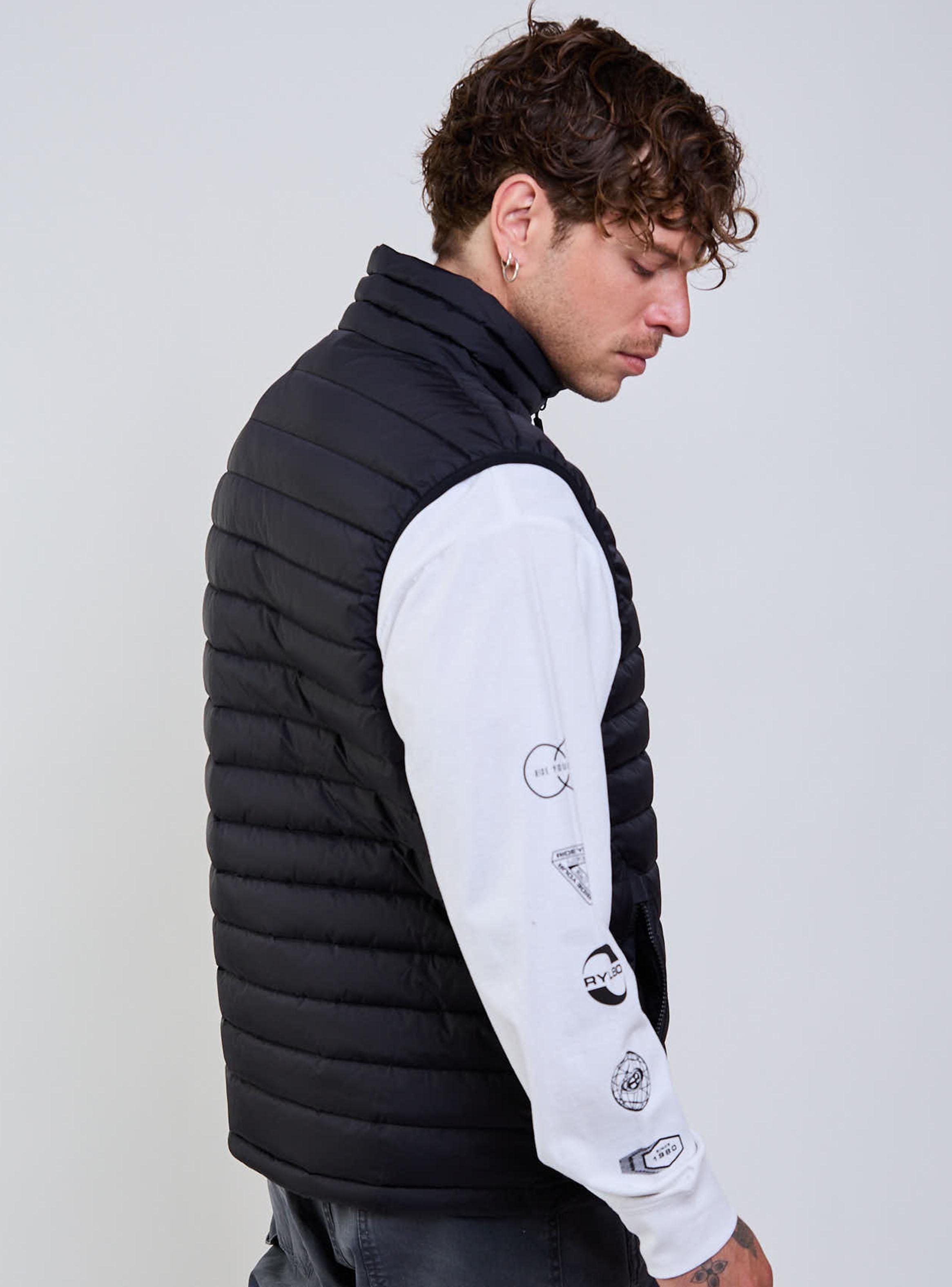 Parka Sin Manga Acolchada-3