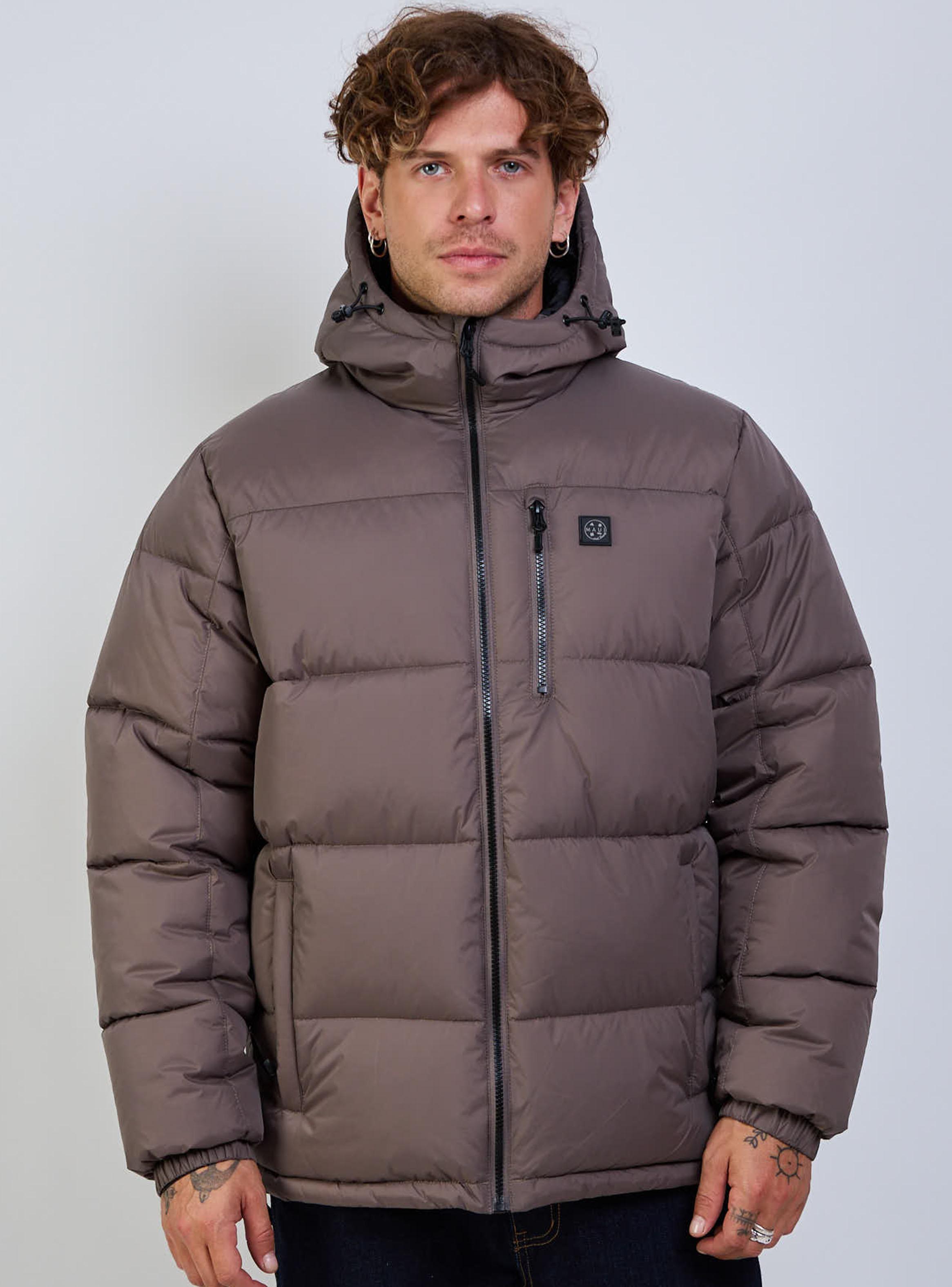 Parka Poliéster Capucha Manga Larga-0