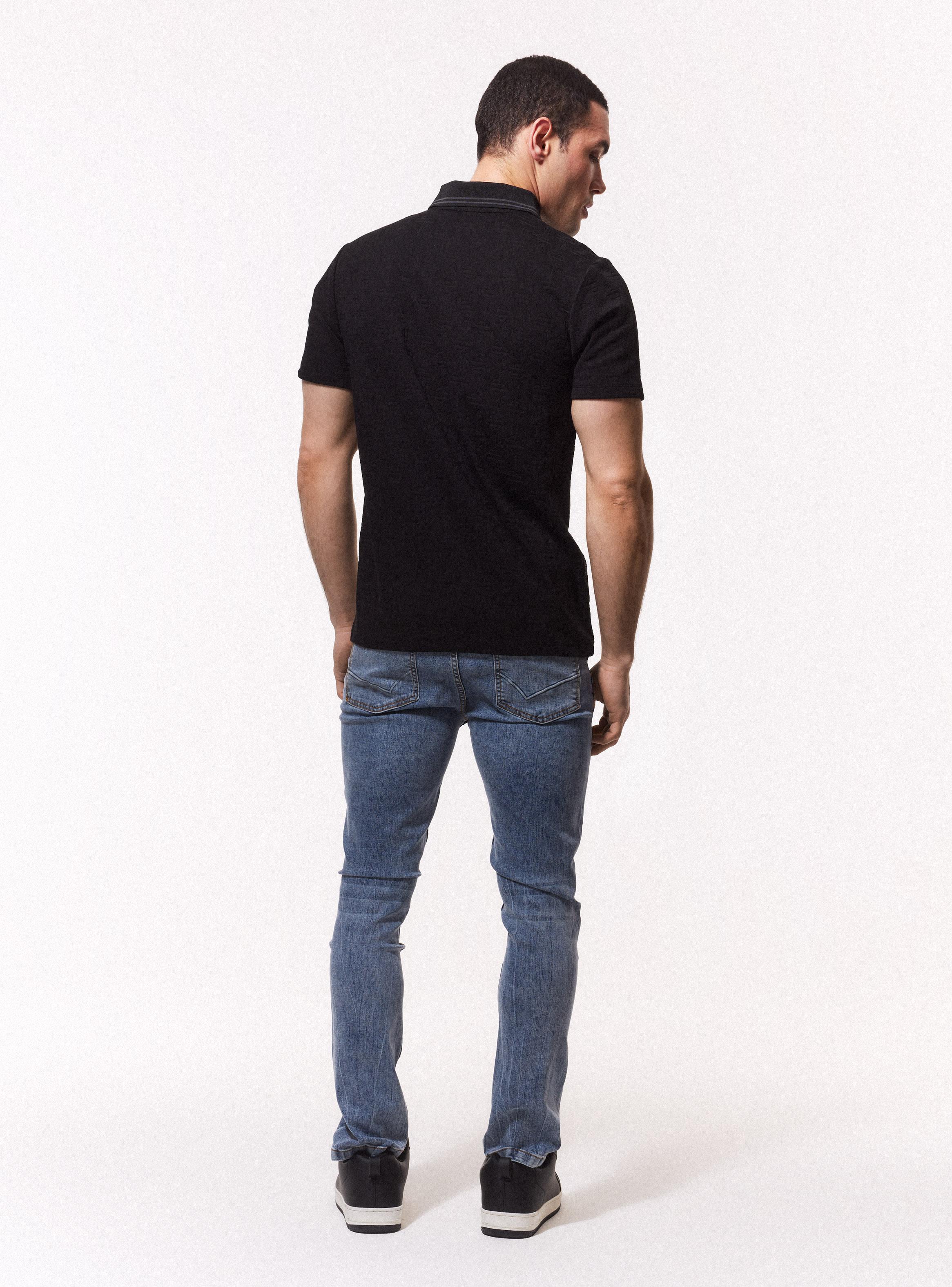 Polera Polo Jacquard-5