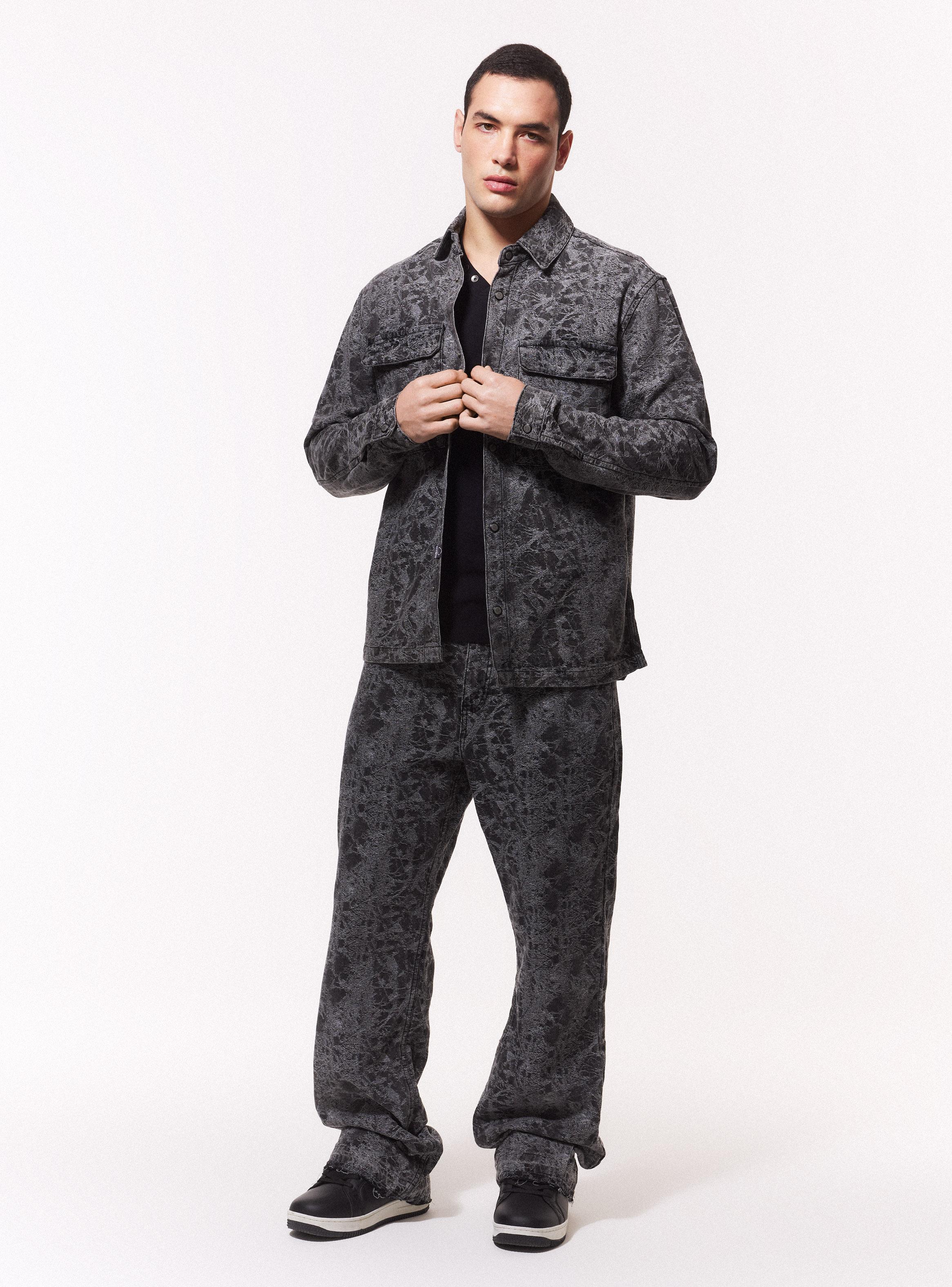 Sobrecamisa Denim Jacquard-4