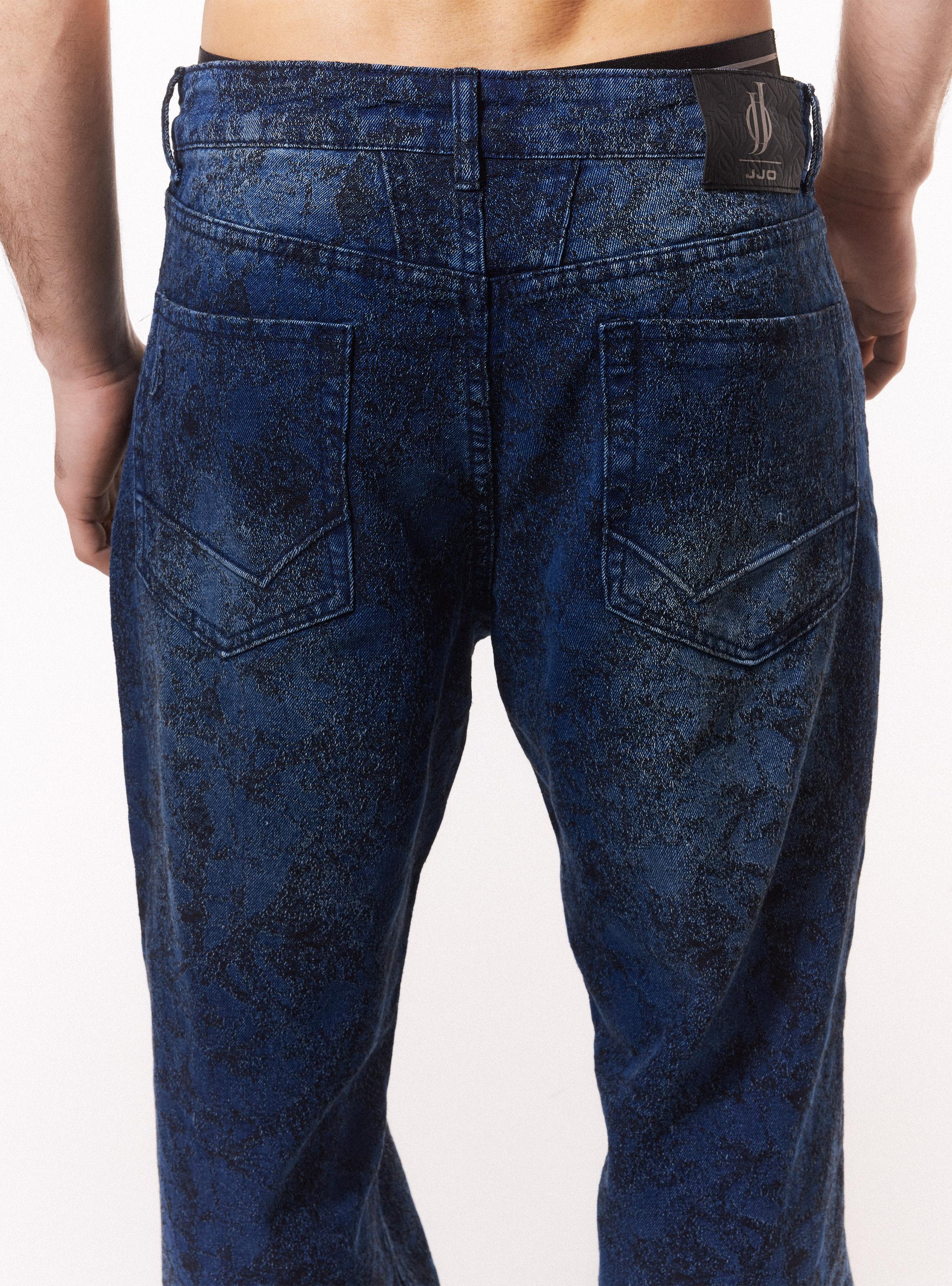 Jeans Relaxed Jacquard-3
