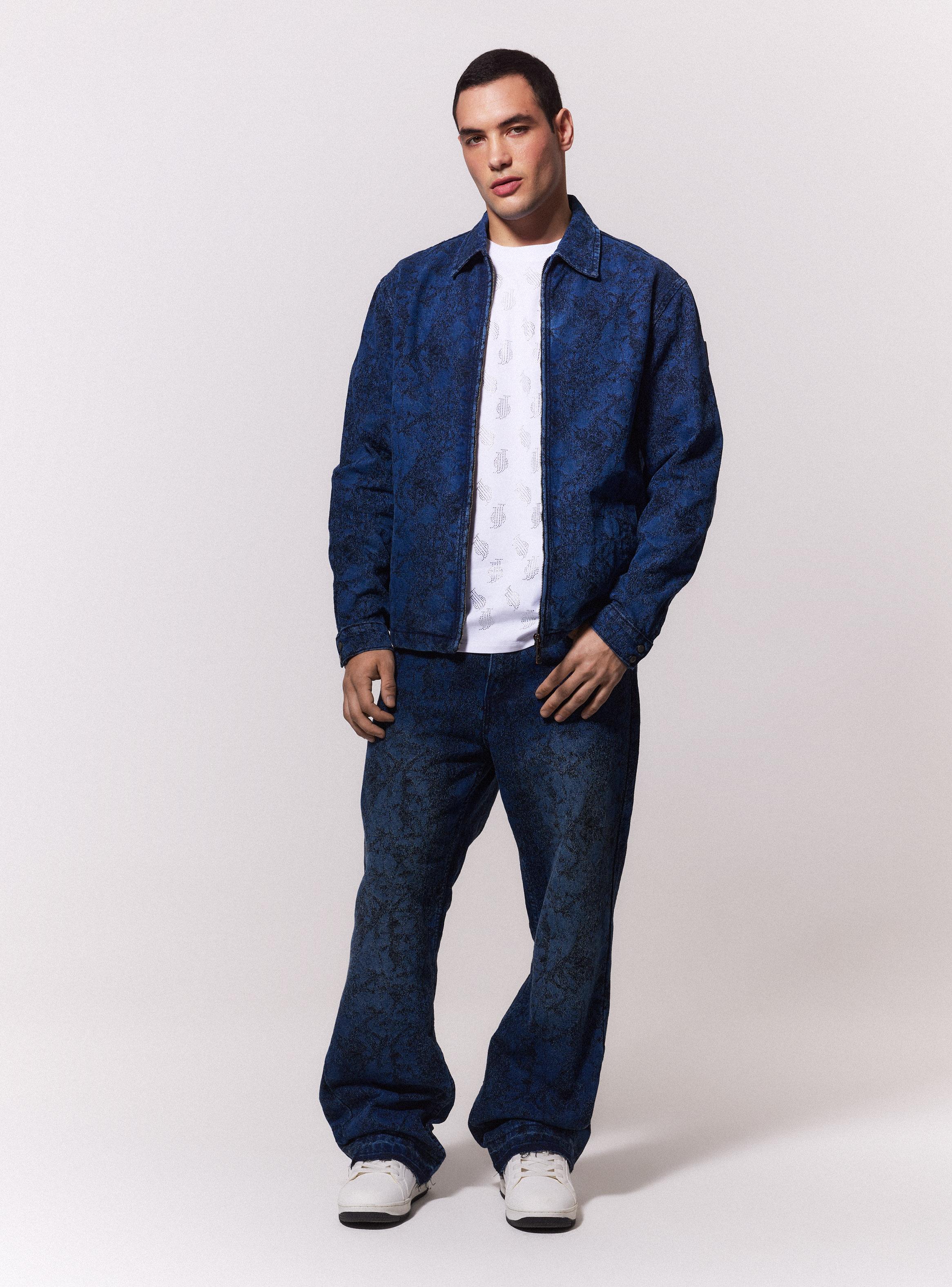Jeans Relaxed Jacquard-4