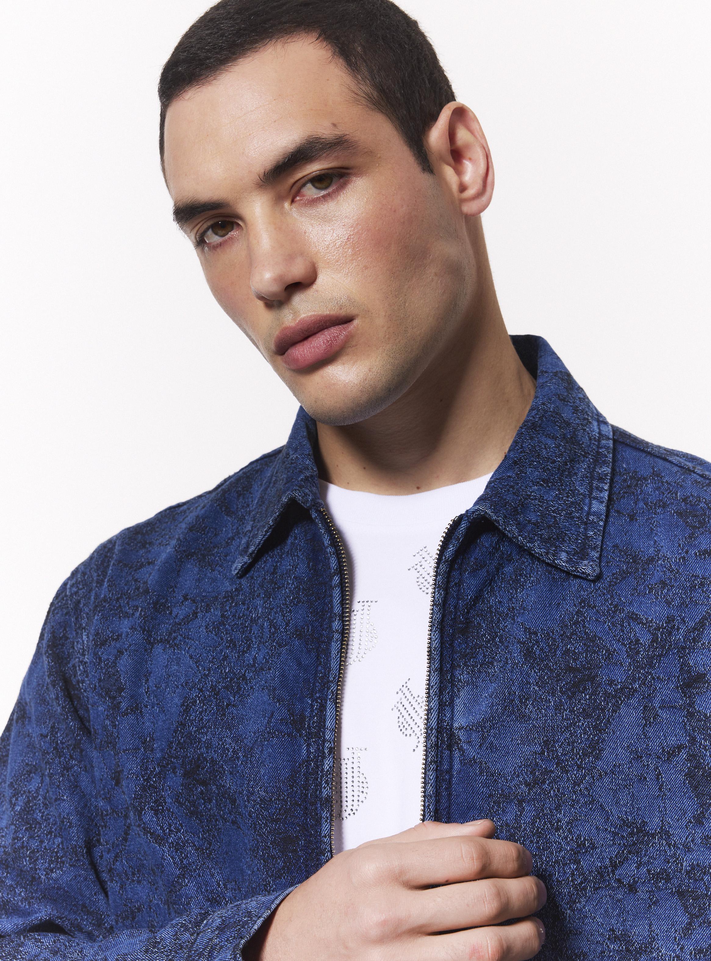 Chaqueta Denim Jacquard Texturado-2