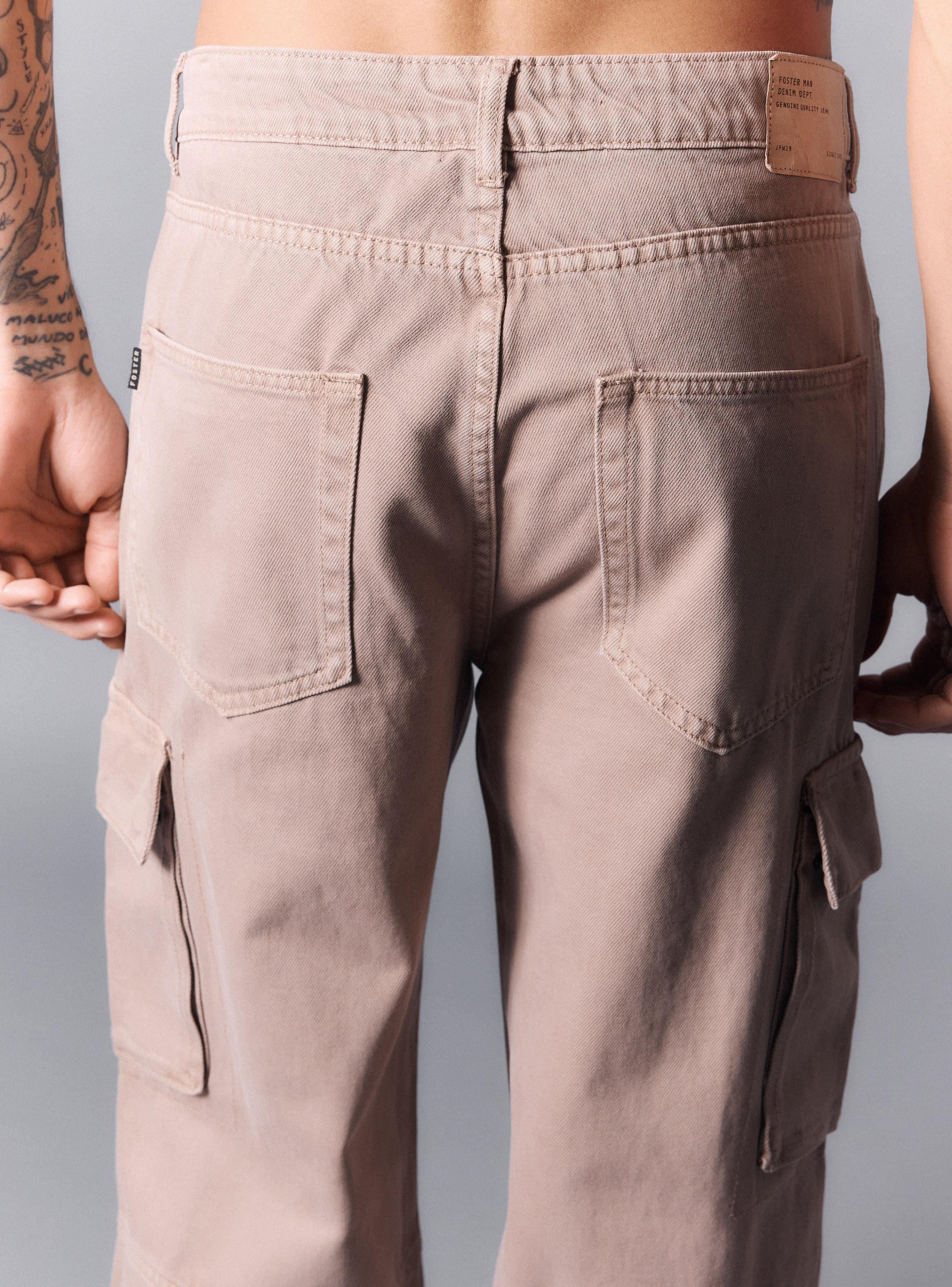 Jeans Cargo Relajado-3
