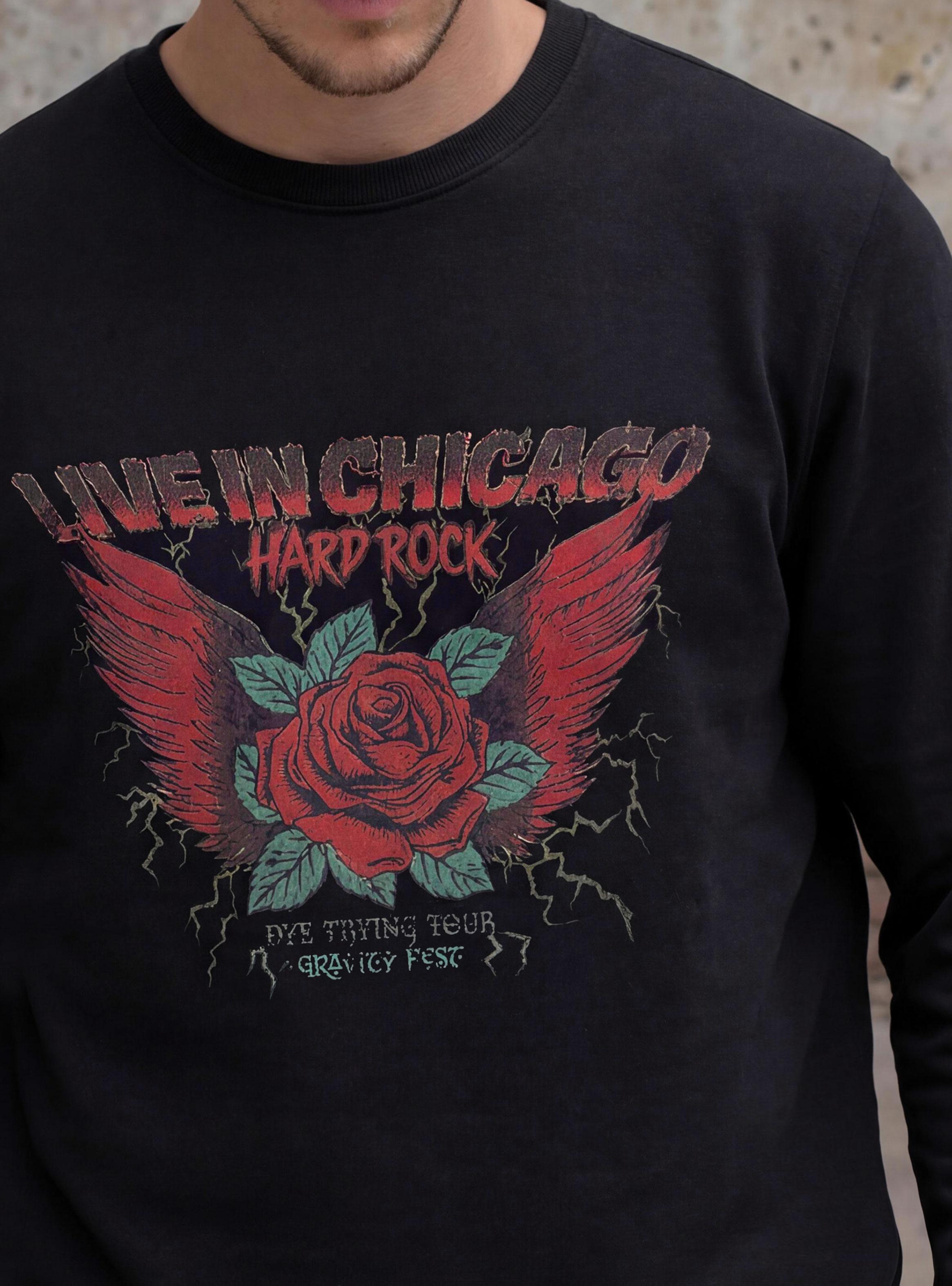 Polera Rock Live Regular Manga Larga-3