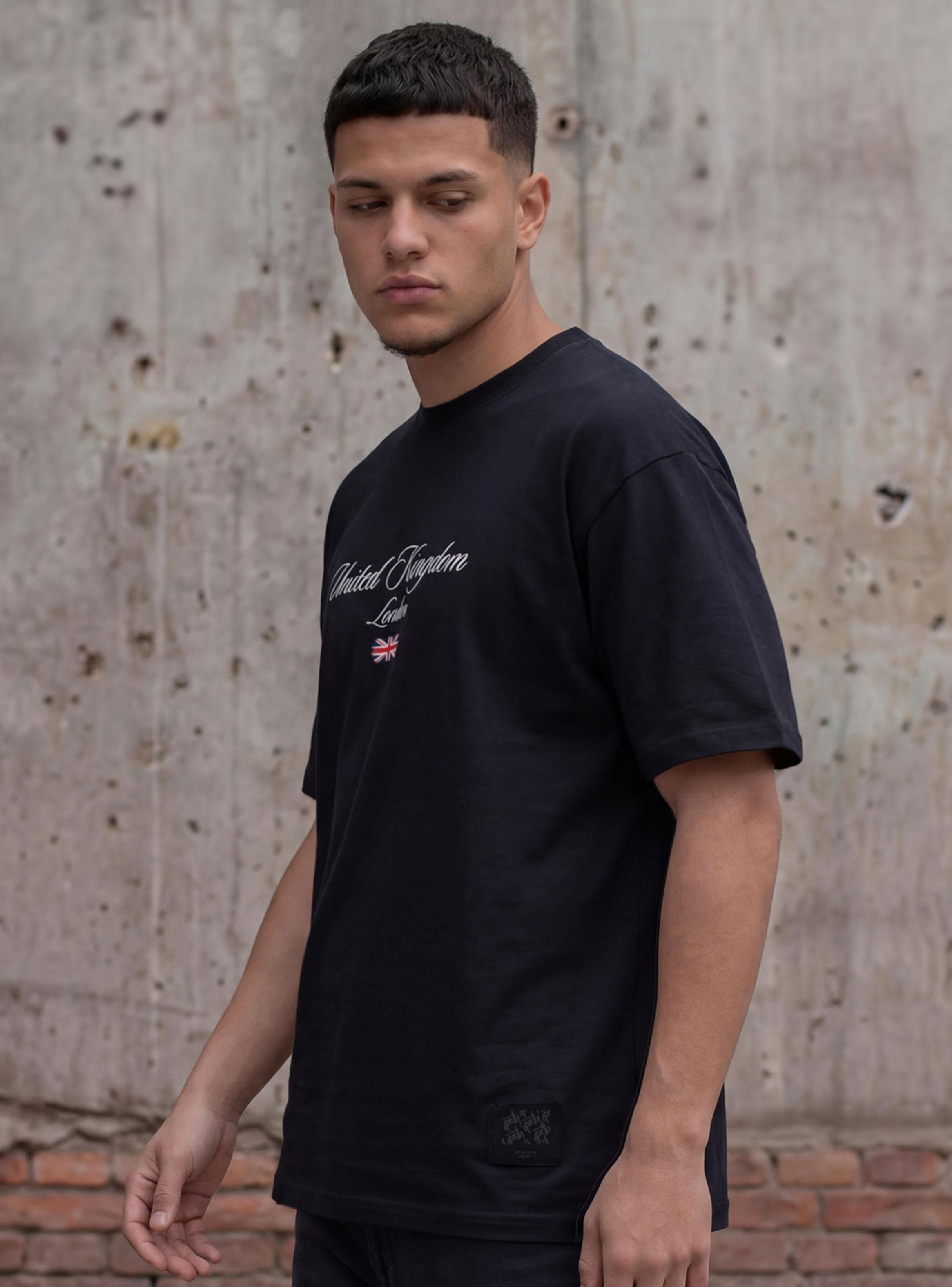 Polera Oversize United Kingdom Strass-2