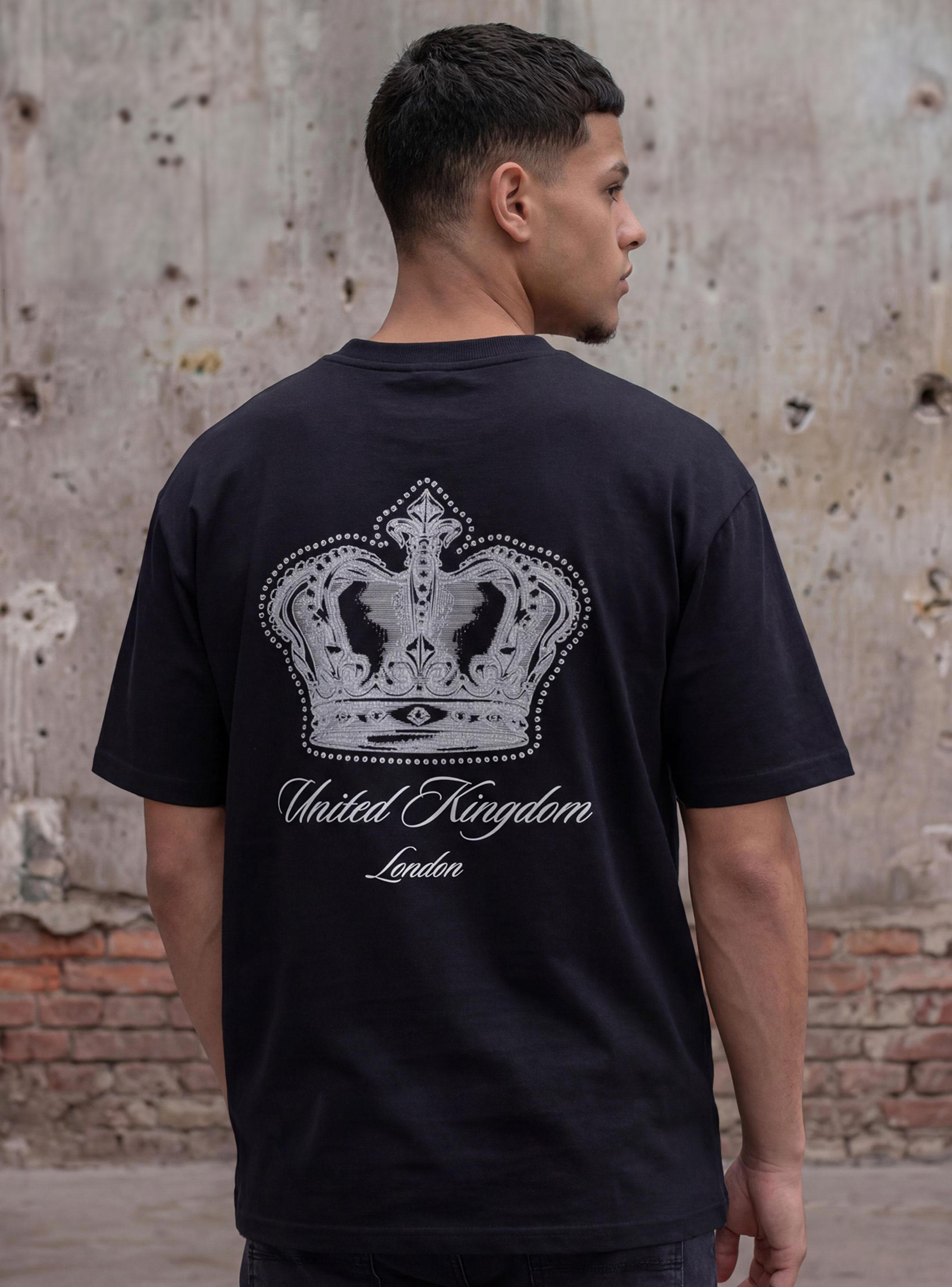 Polera Oversize United Kingdom Strass-1