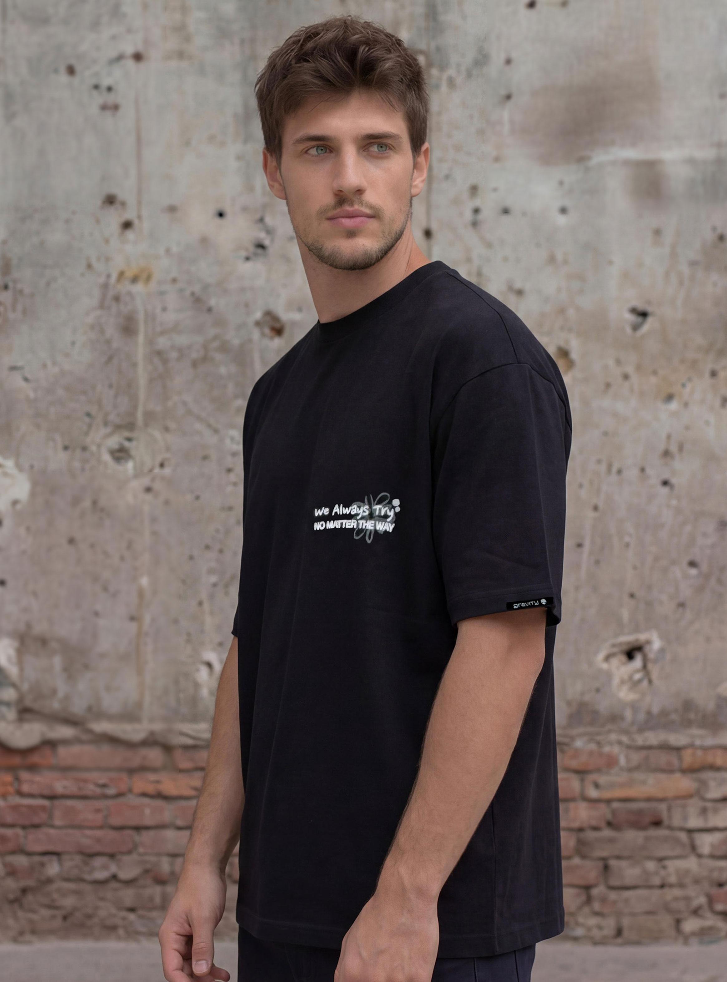 Polera Oversize We Always Try-2