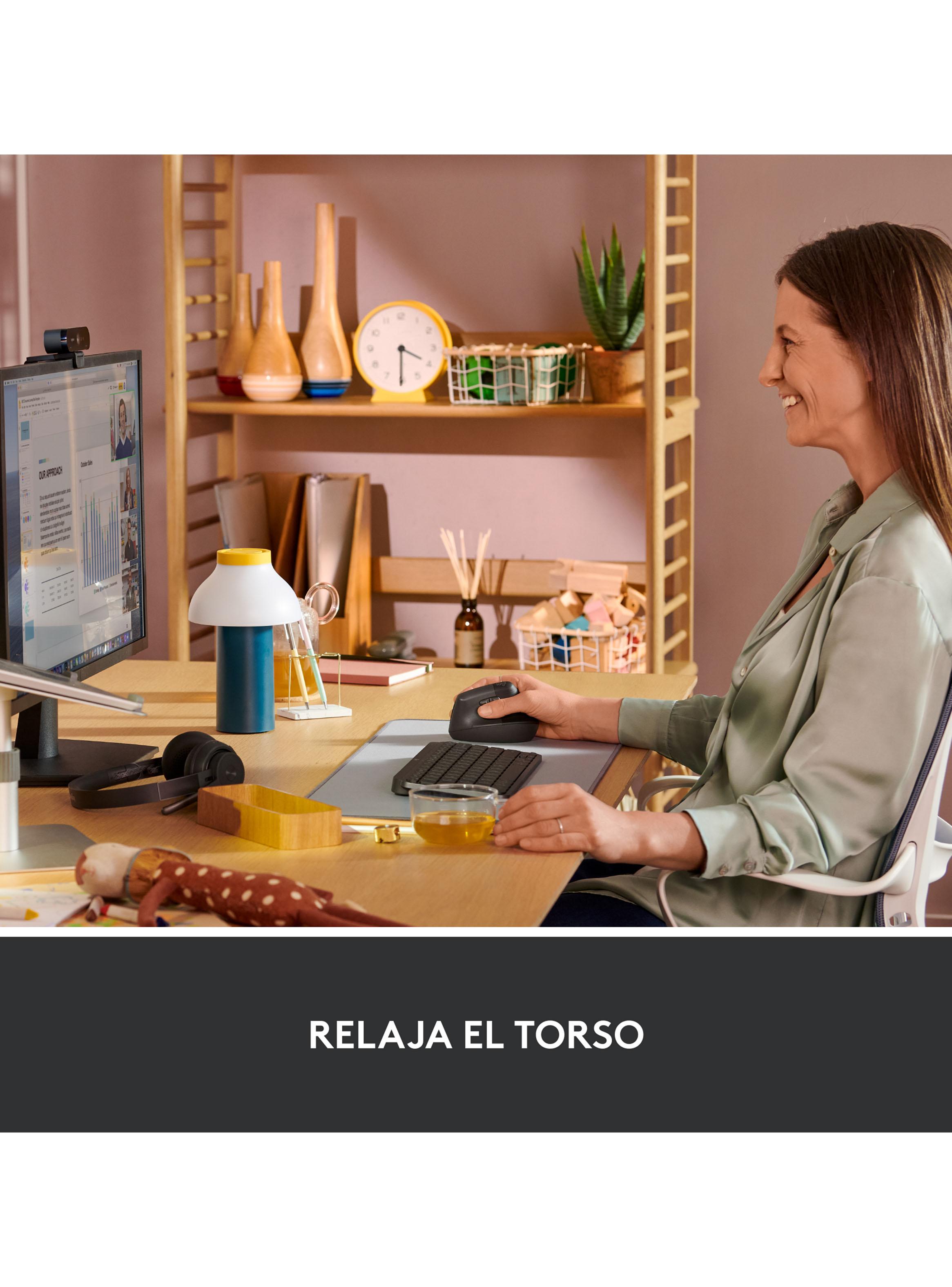 Mouse Ergonómico Inalámbrico Vertical Lift Grafito-3