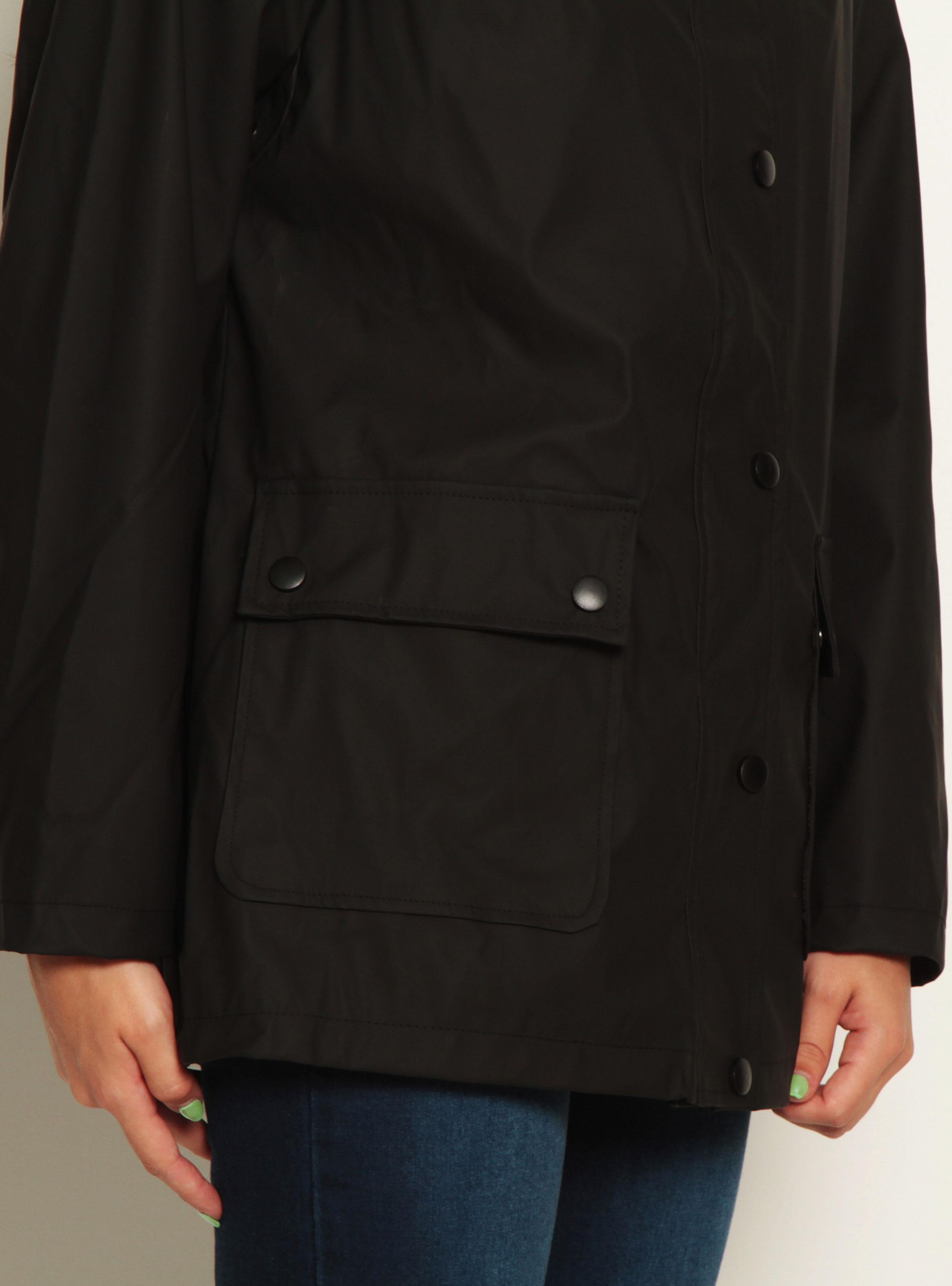 Chaqueta Impermeable con Capucha y Bolsillos-2