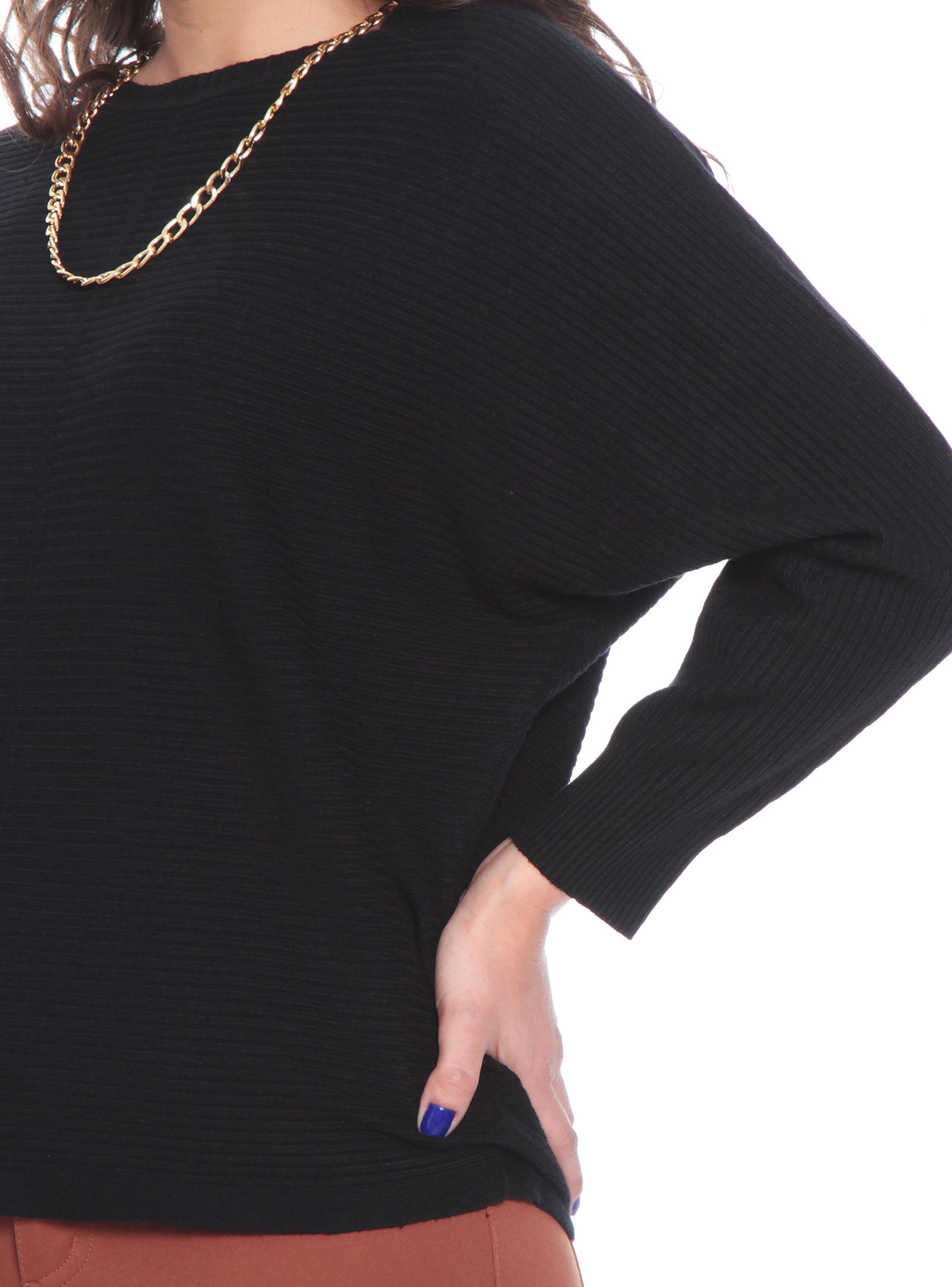 Sweater Escote Redondo Manga 3/4-2