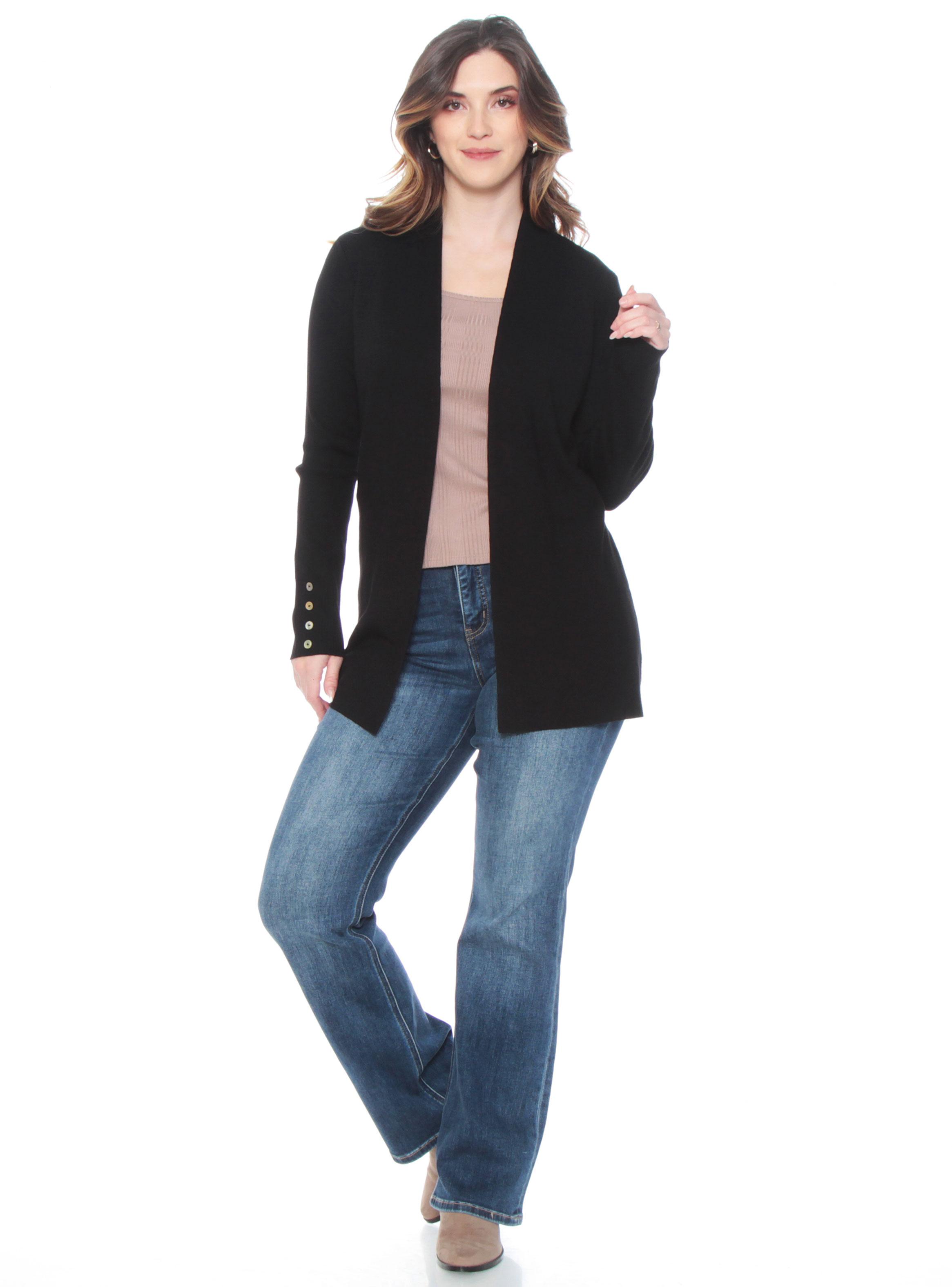 Chaleco con Detalle Botones en las Mangas-3