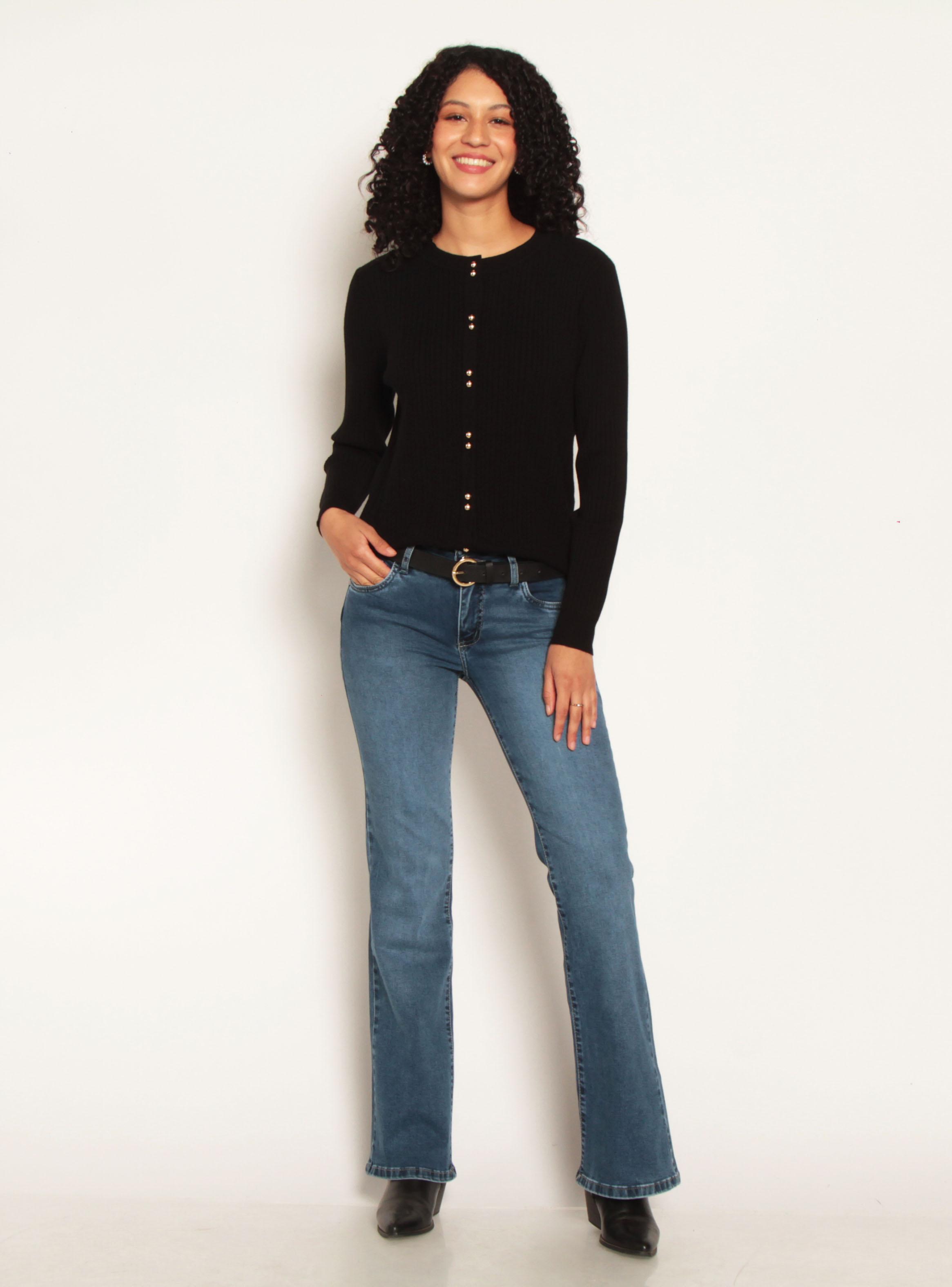 Chaleco Manga Larga Escote Redondo-3