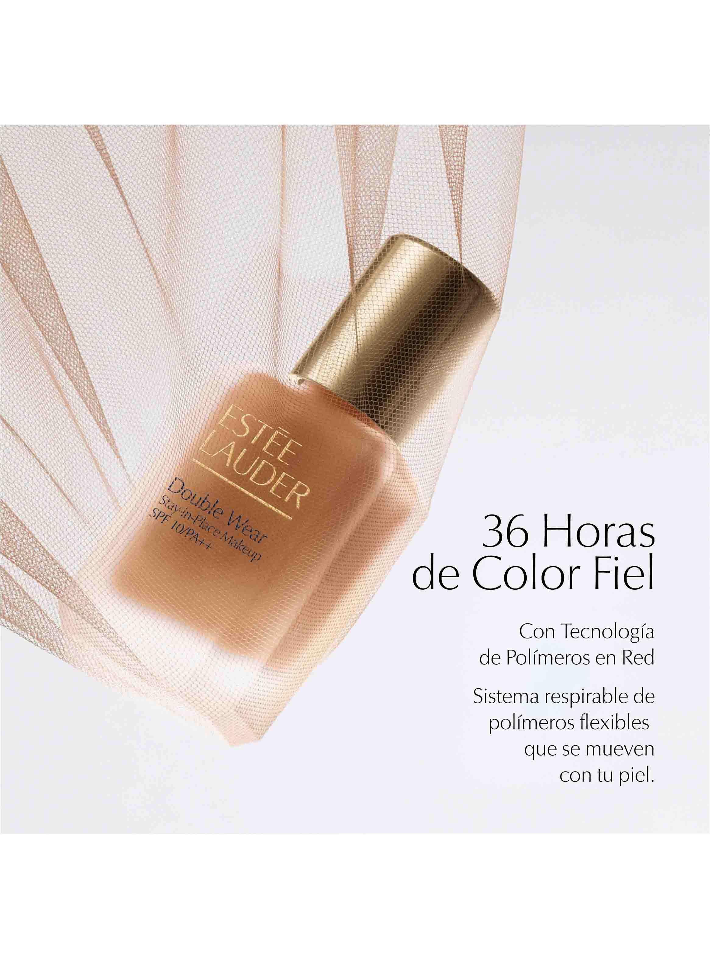 Base de Maquillaje Double Wear Stay-in-Place Makeup 4N1 Shell Beige 30 ml-3