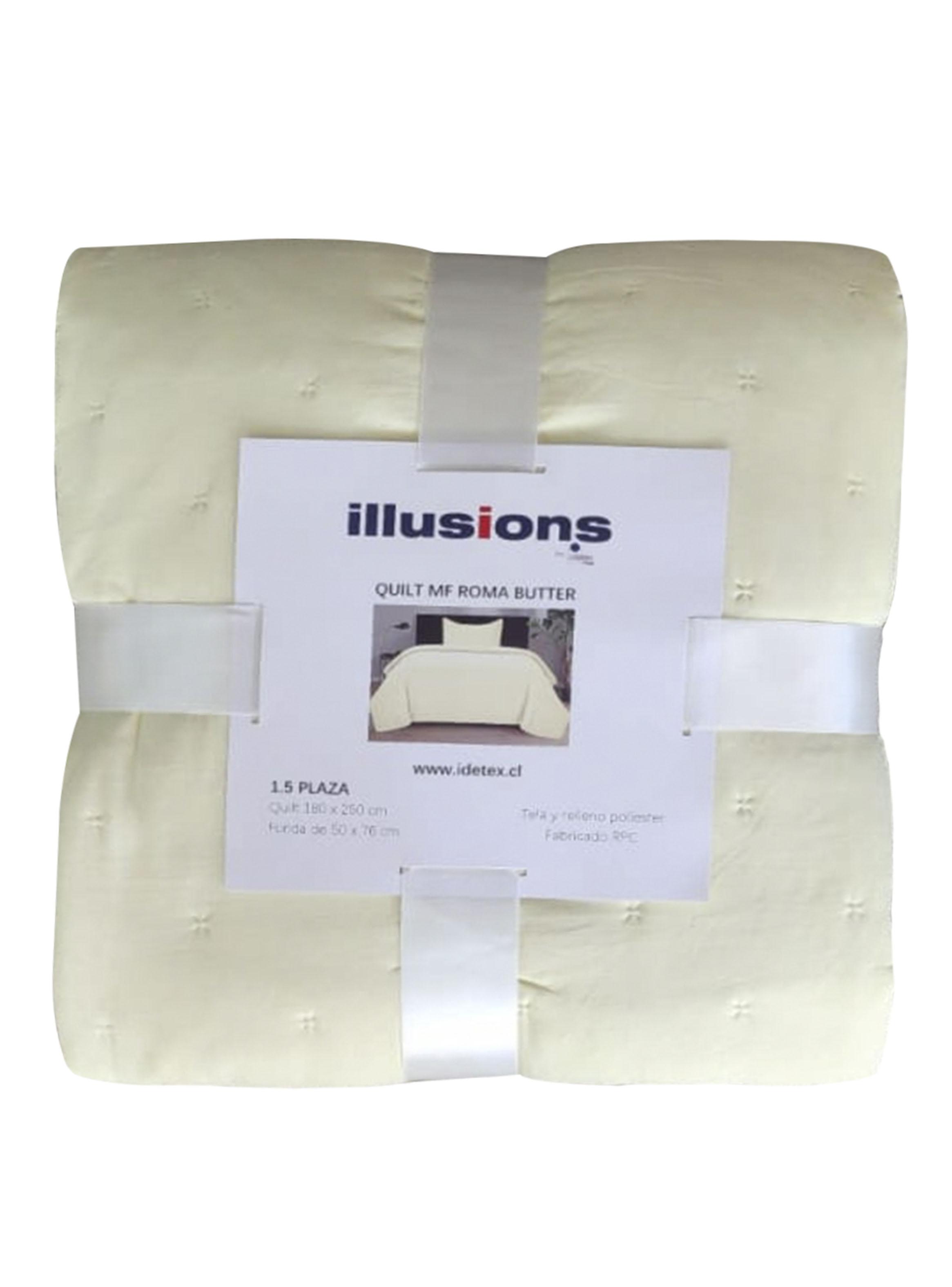 Quilt Mf Roma 1.5 Plazas Butter-2