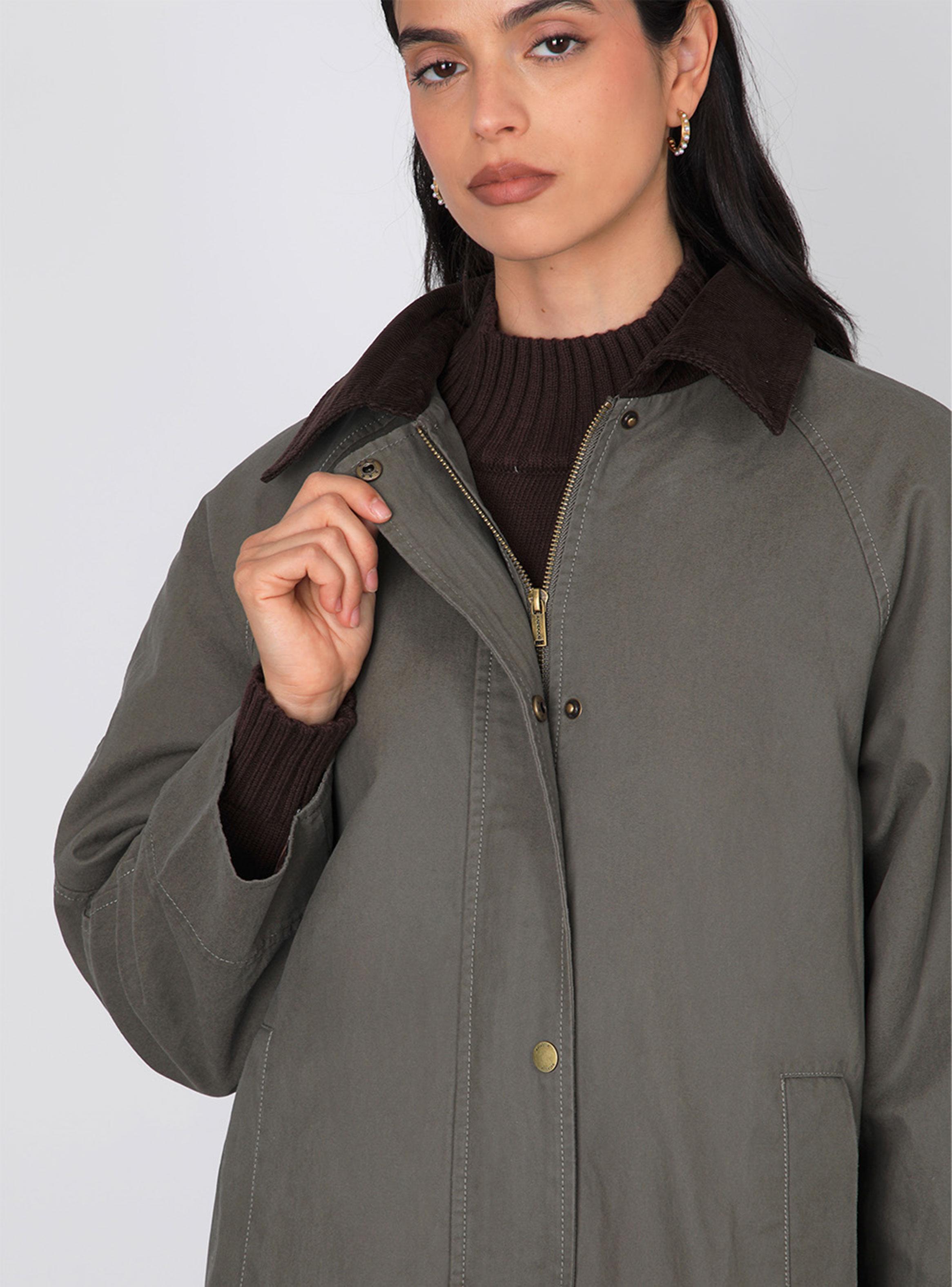 Chaqueta Encerada Larga-4