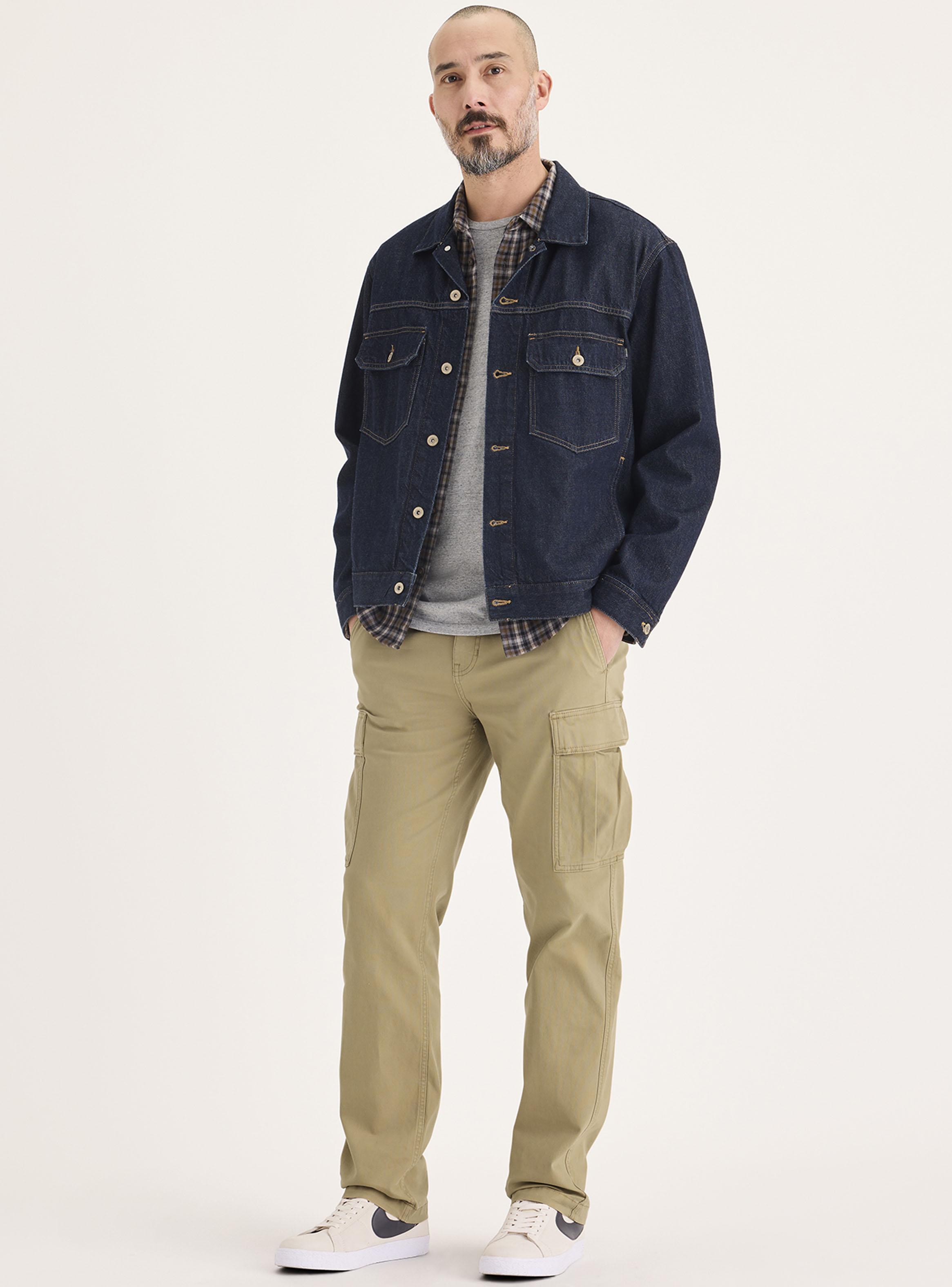 Pantalón Cargo Tiro Medio-2