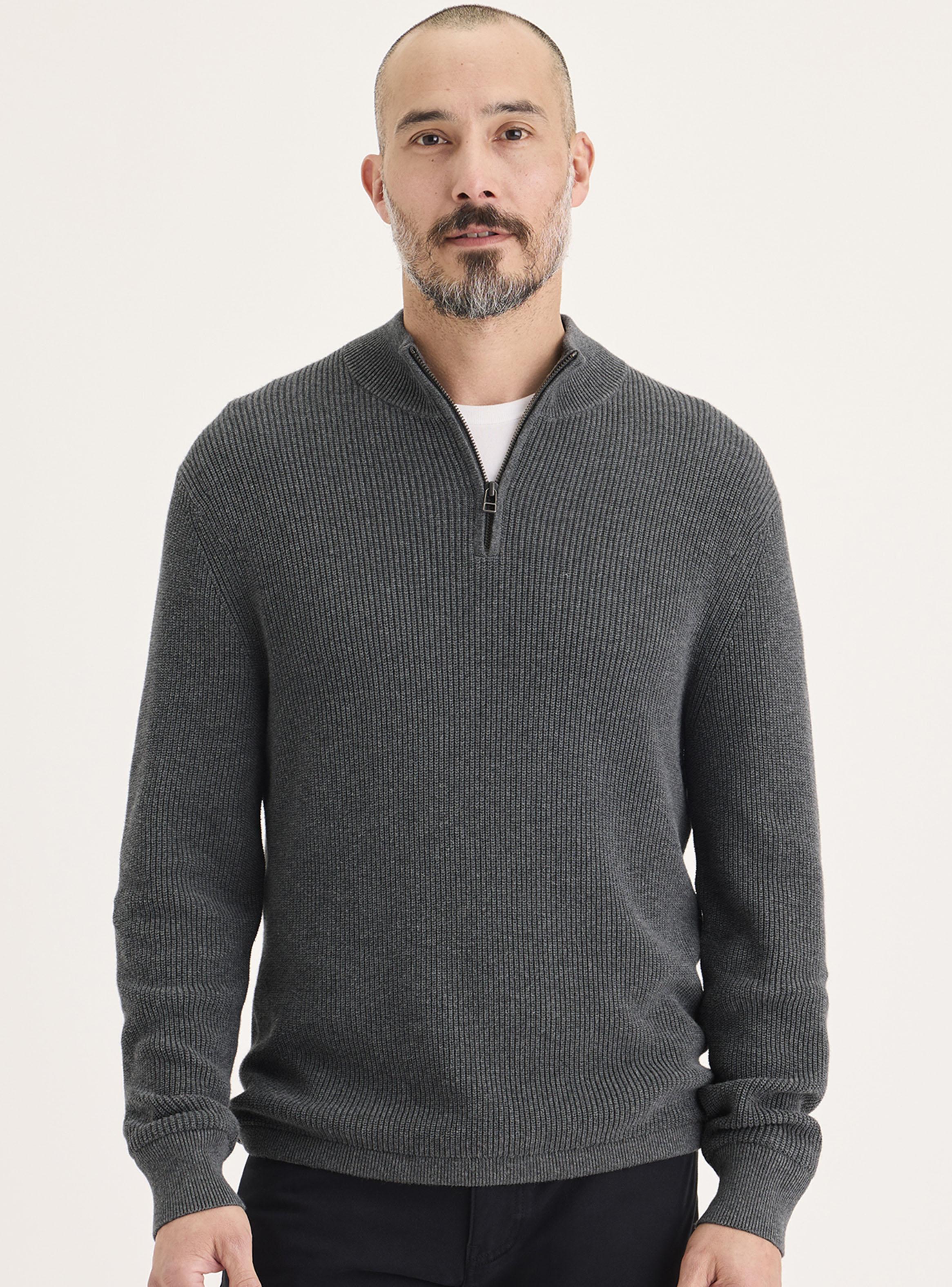 Sweater Regular Fit Casual Halfzip-0