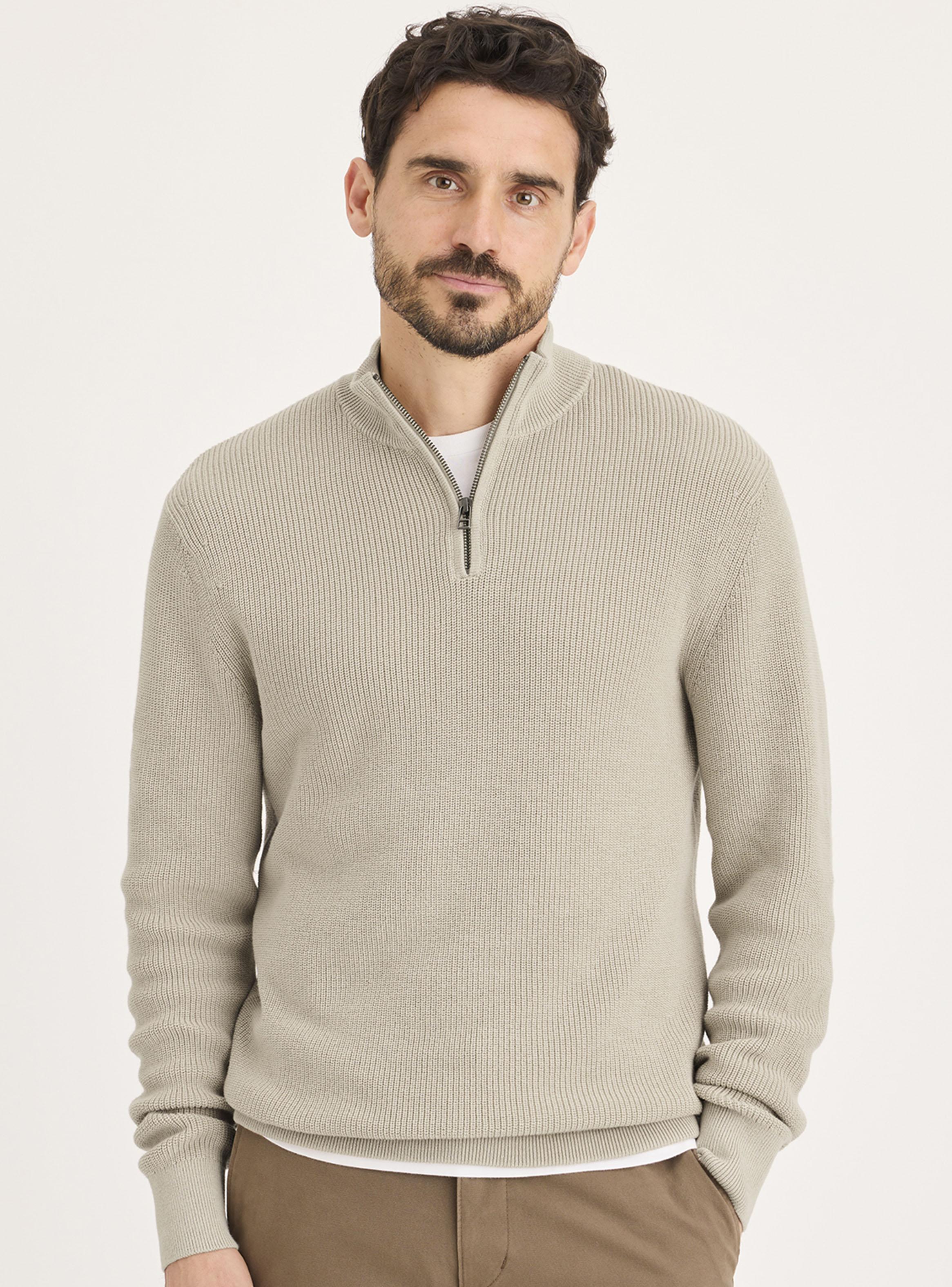 Sweater Regular Fit Casual Halfzip-0